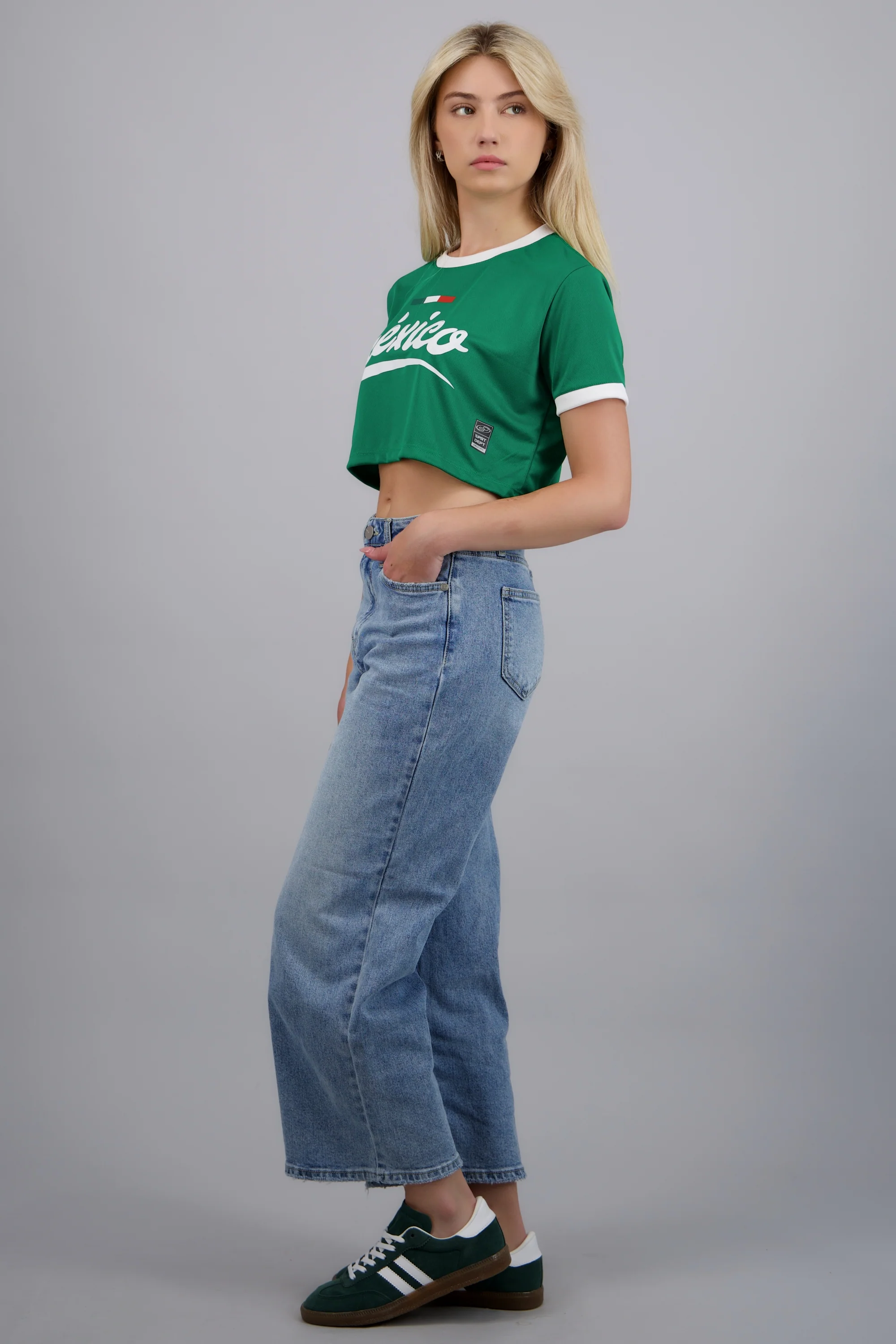 Playera deportiva crop México - Image 3