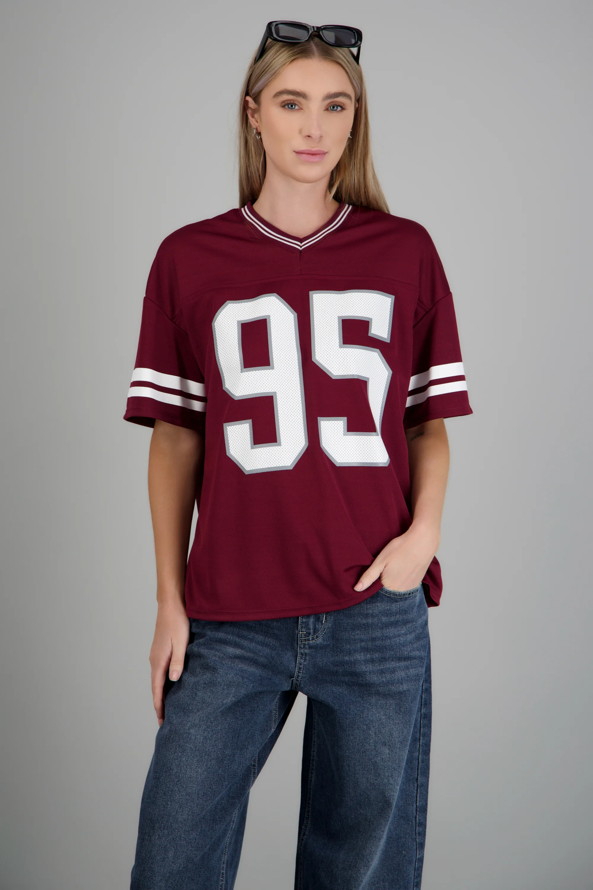 Playera deportiva estampado numeros - Image 3