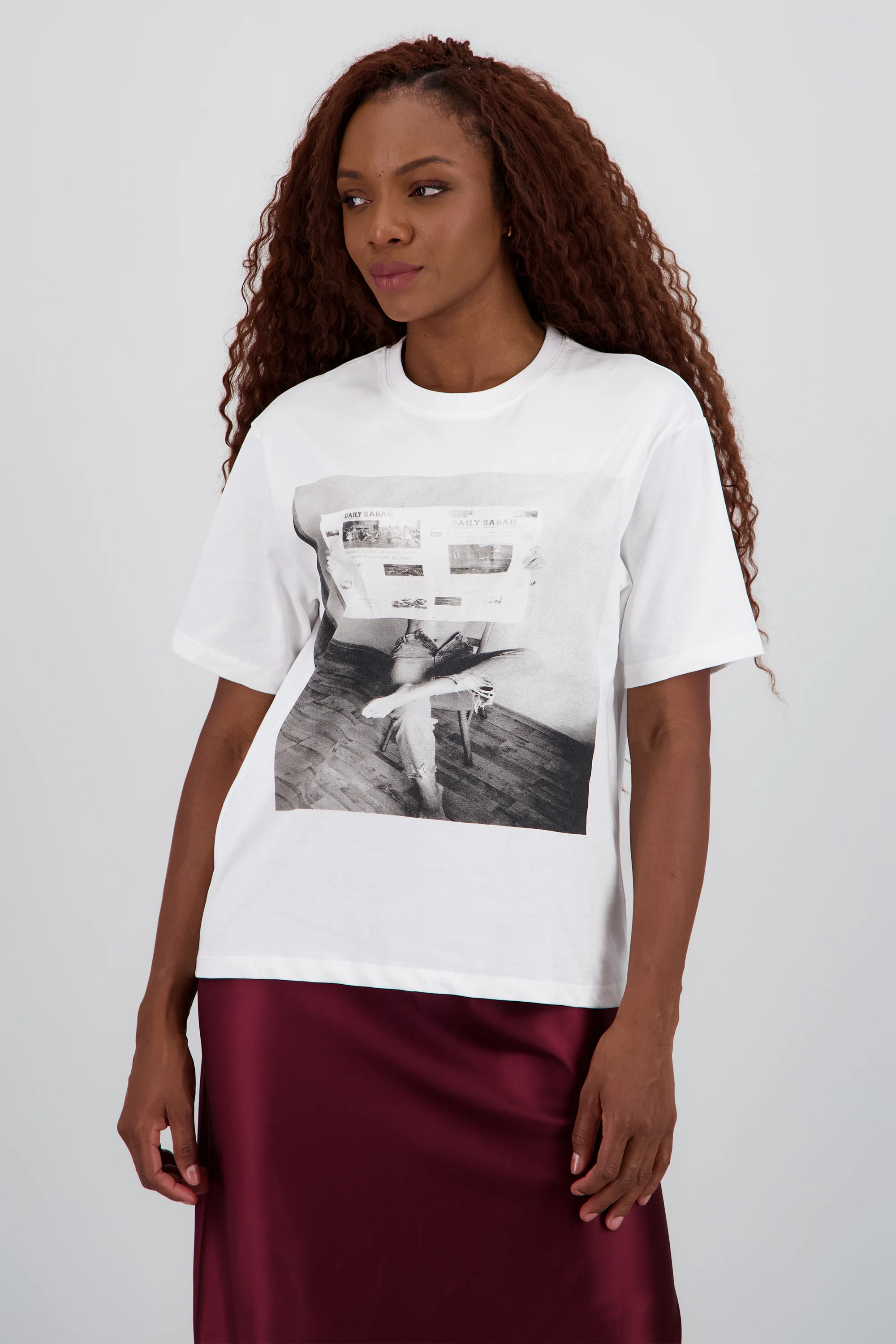 Playera estampada lisa - Image 2