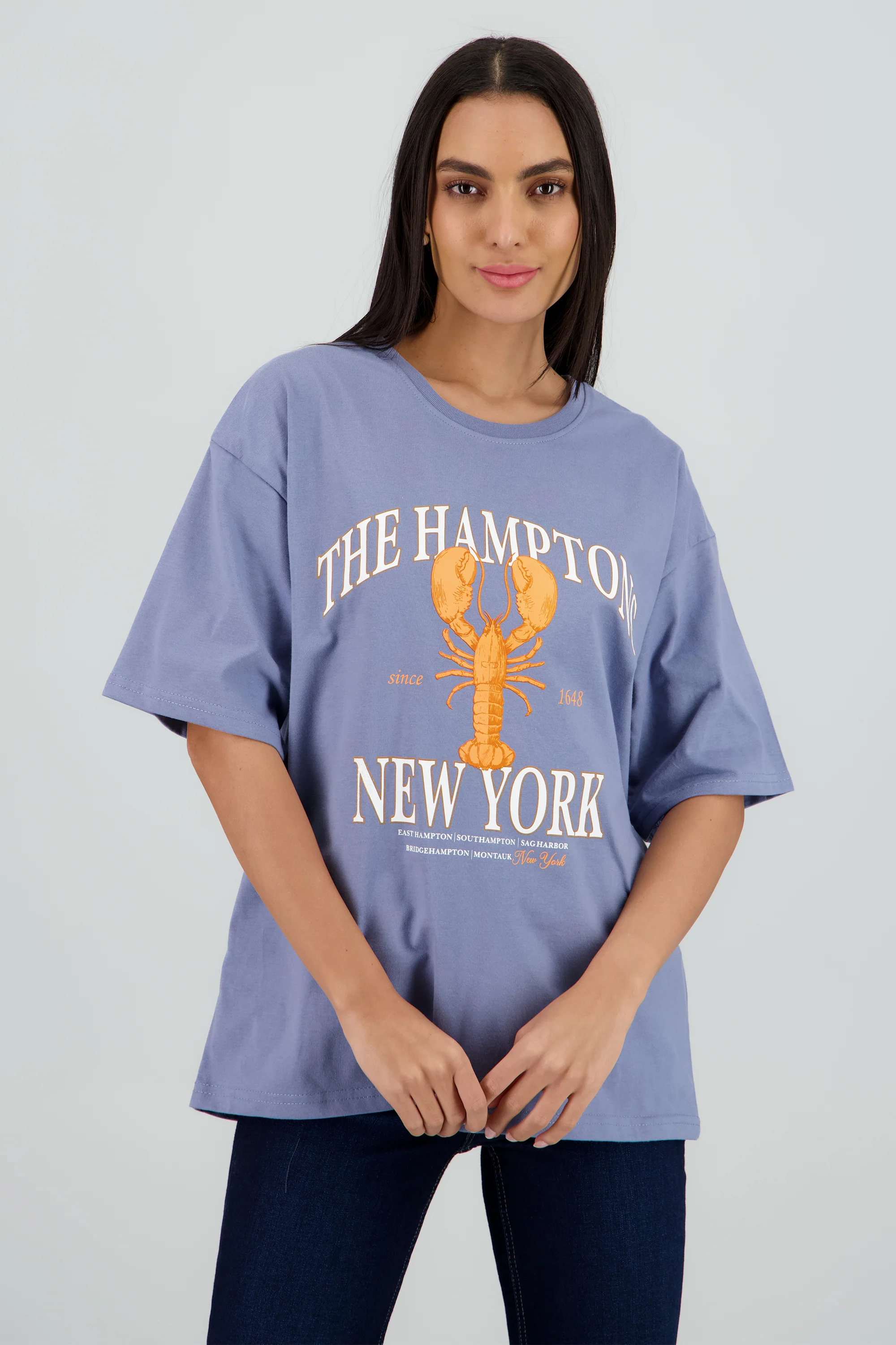 Playera estampado langosta new york - Image 2