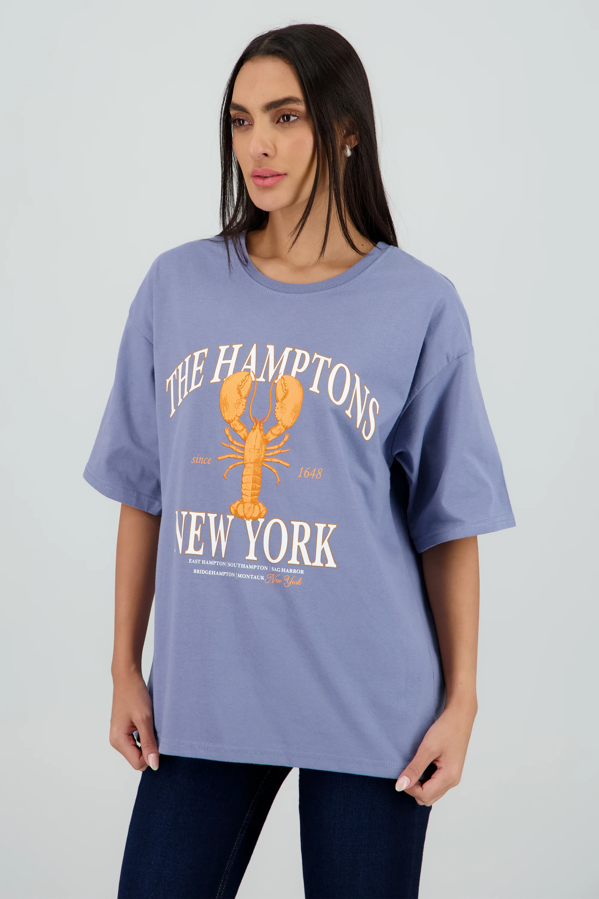 Playera estampado langosta new york - Image 3