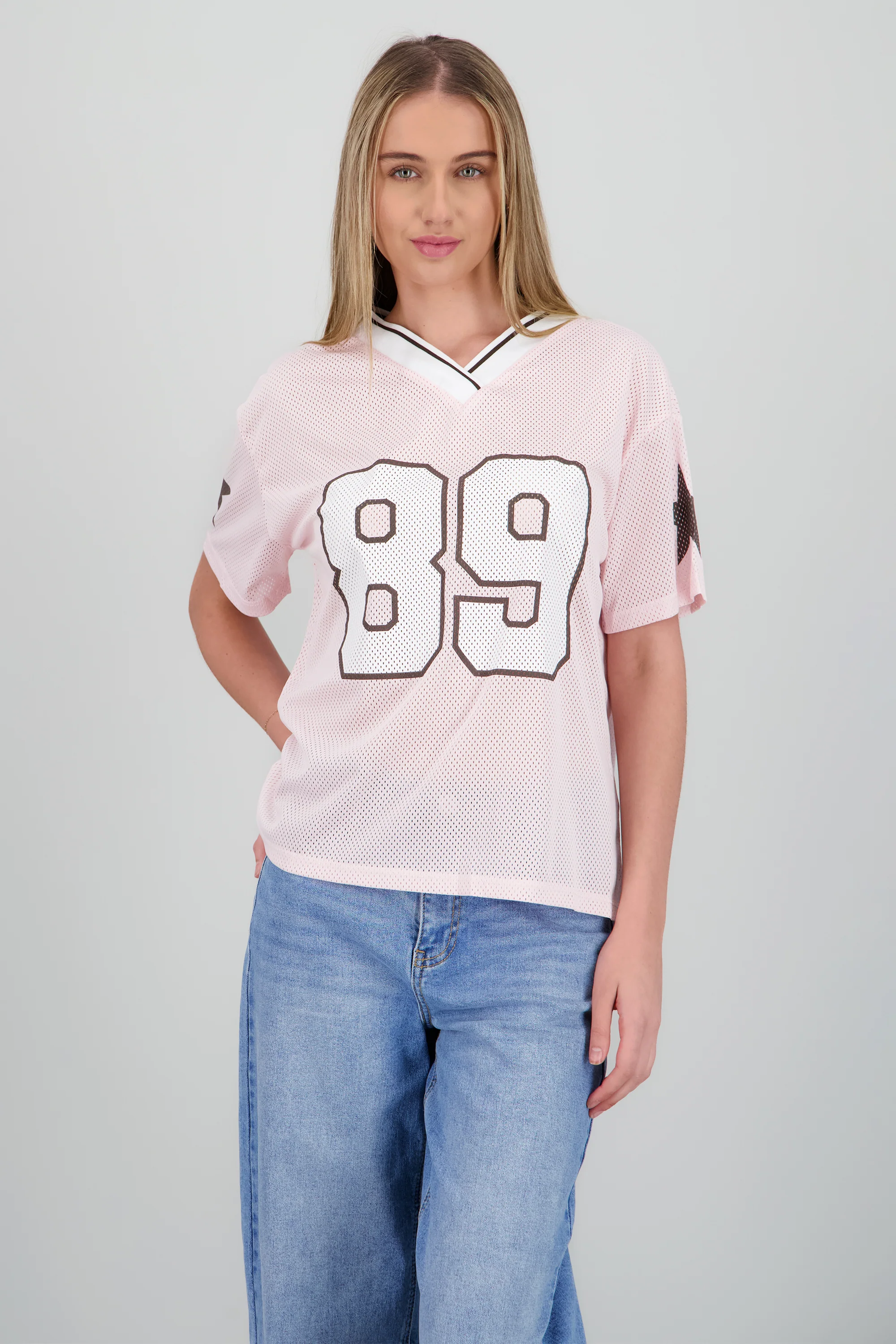 Playera estampado numero estrellas