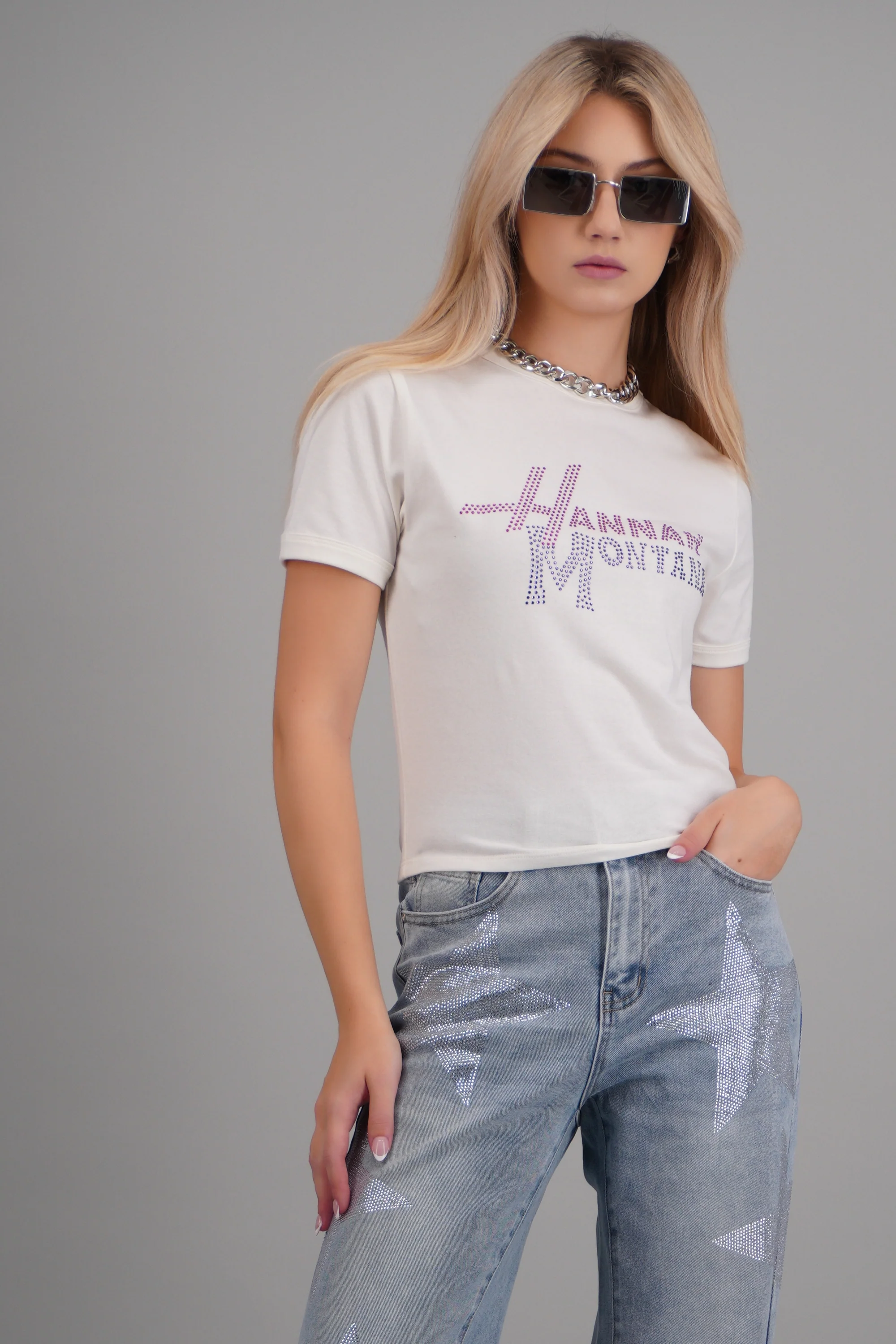 Playera Hannah Montana logo