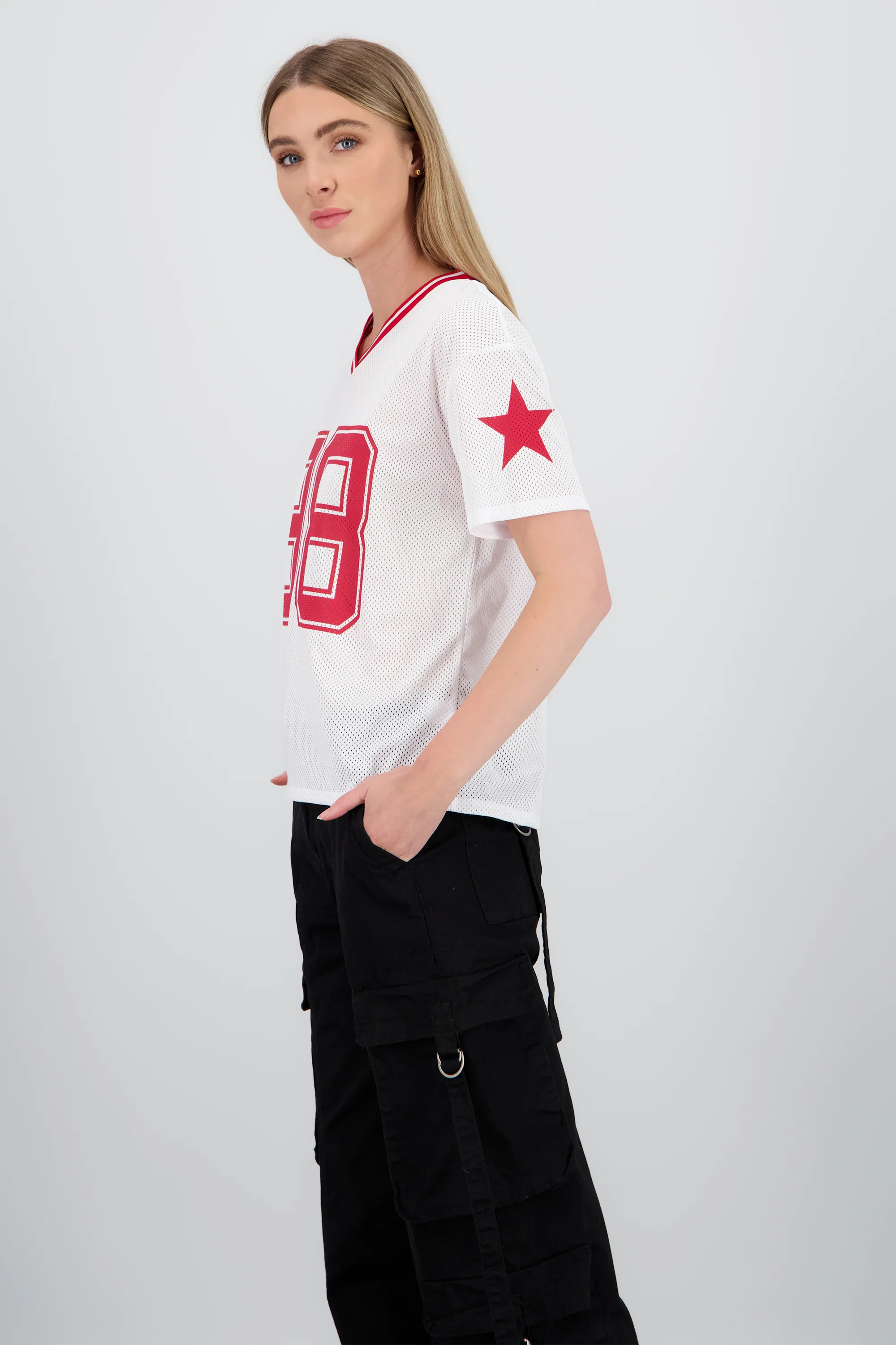 Playera over estampado numero - Image 3