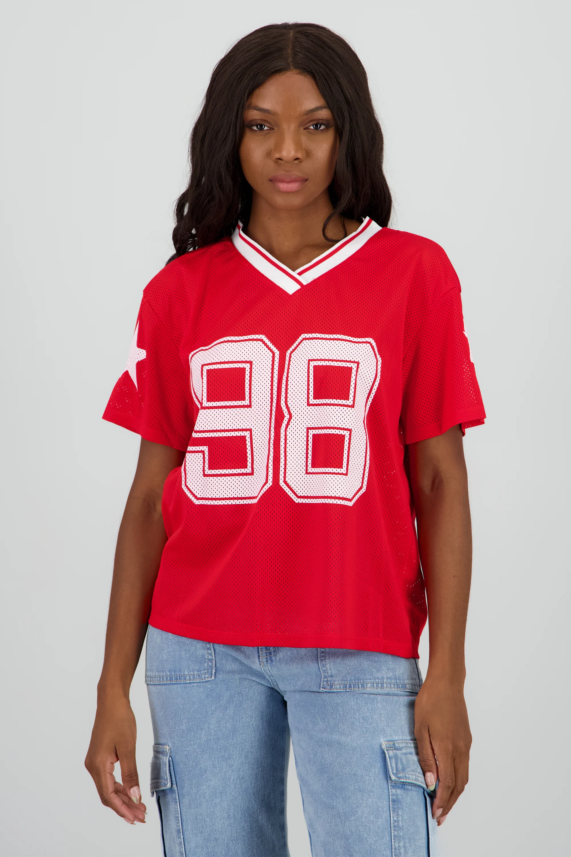Playera over estampado numero