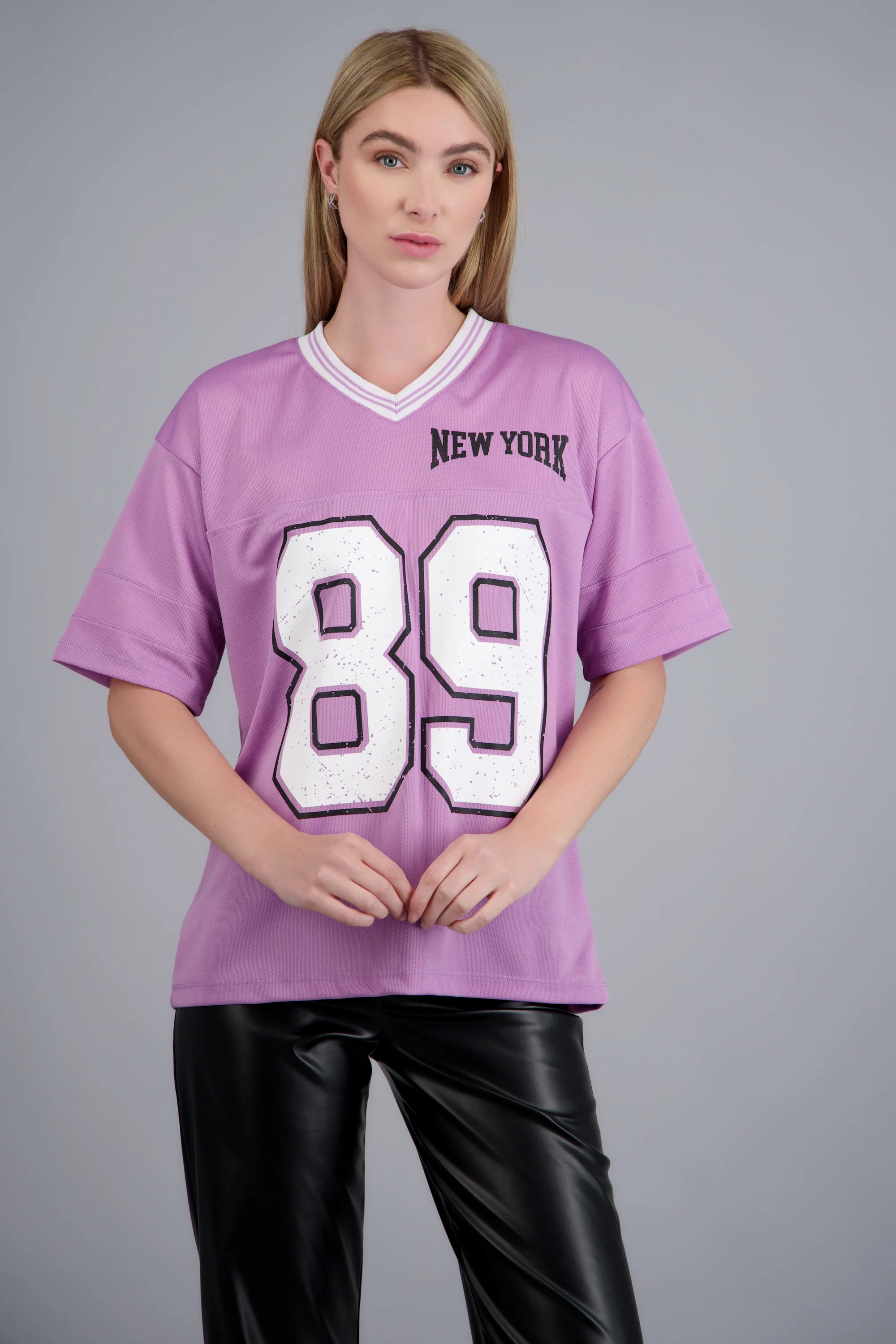 Playera oversized estampado numero