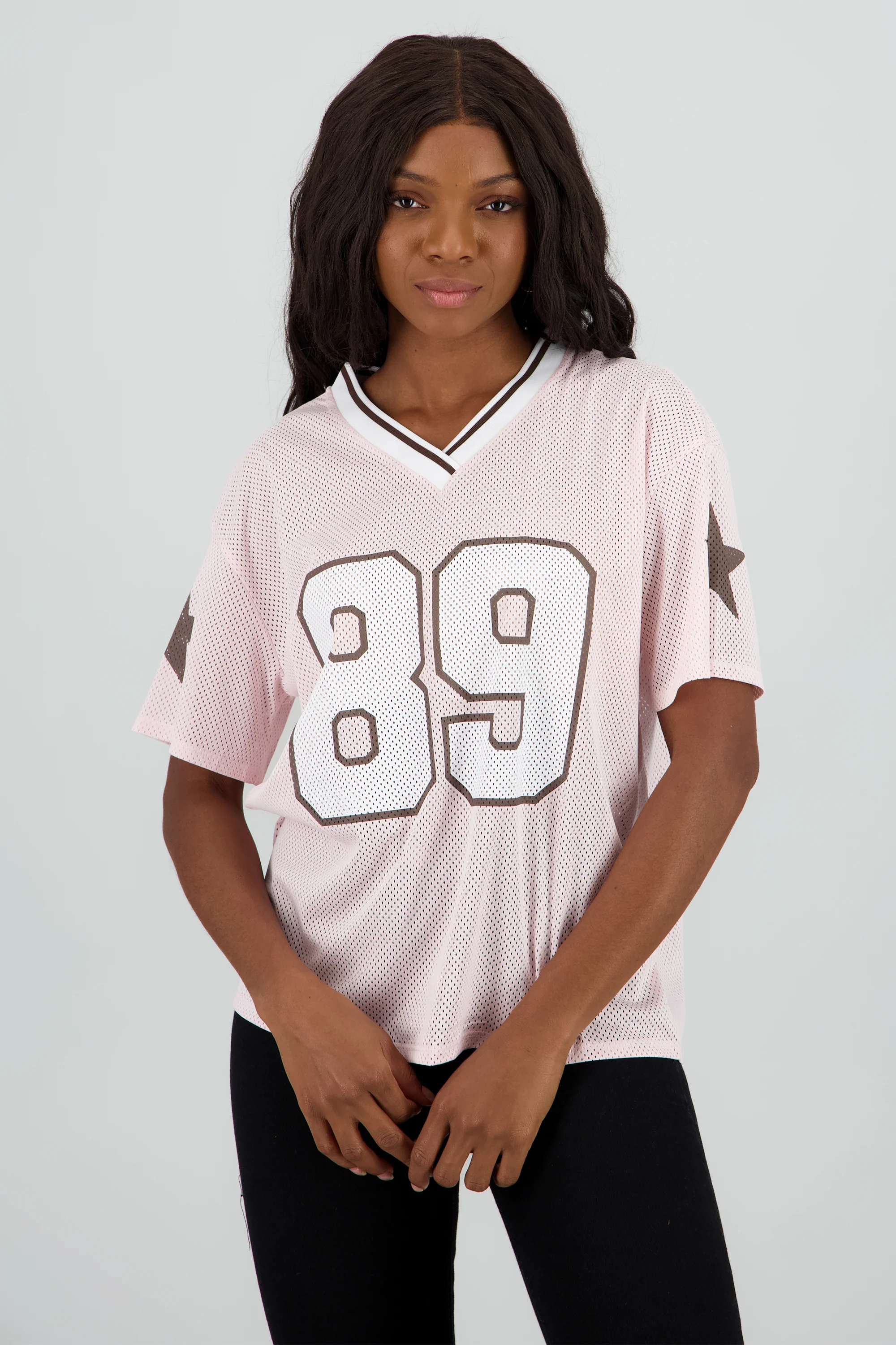Playera oversize numero estrellas ny