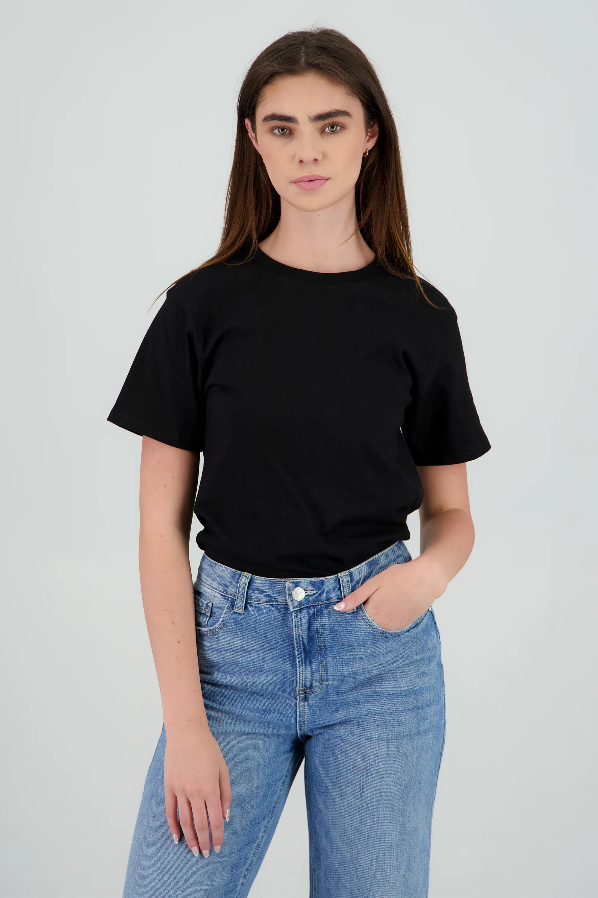 Playera oversized lisa manga corta - Image 2