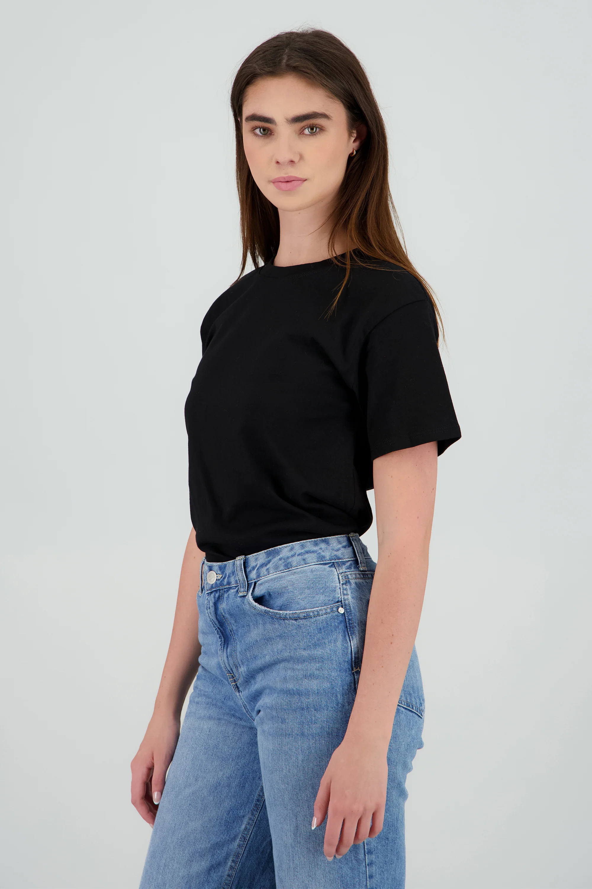 Playera oversized lisa manga corta - Image 3