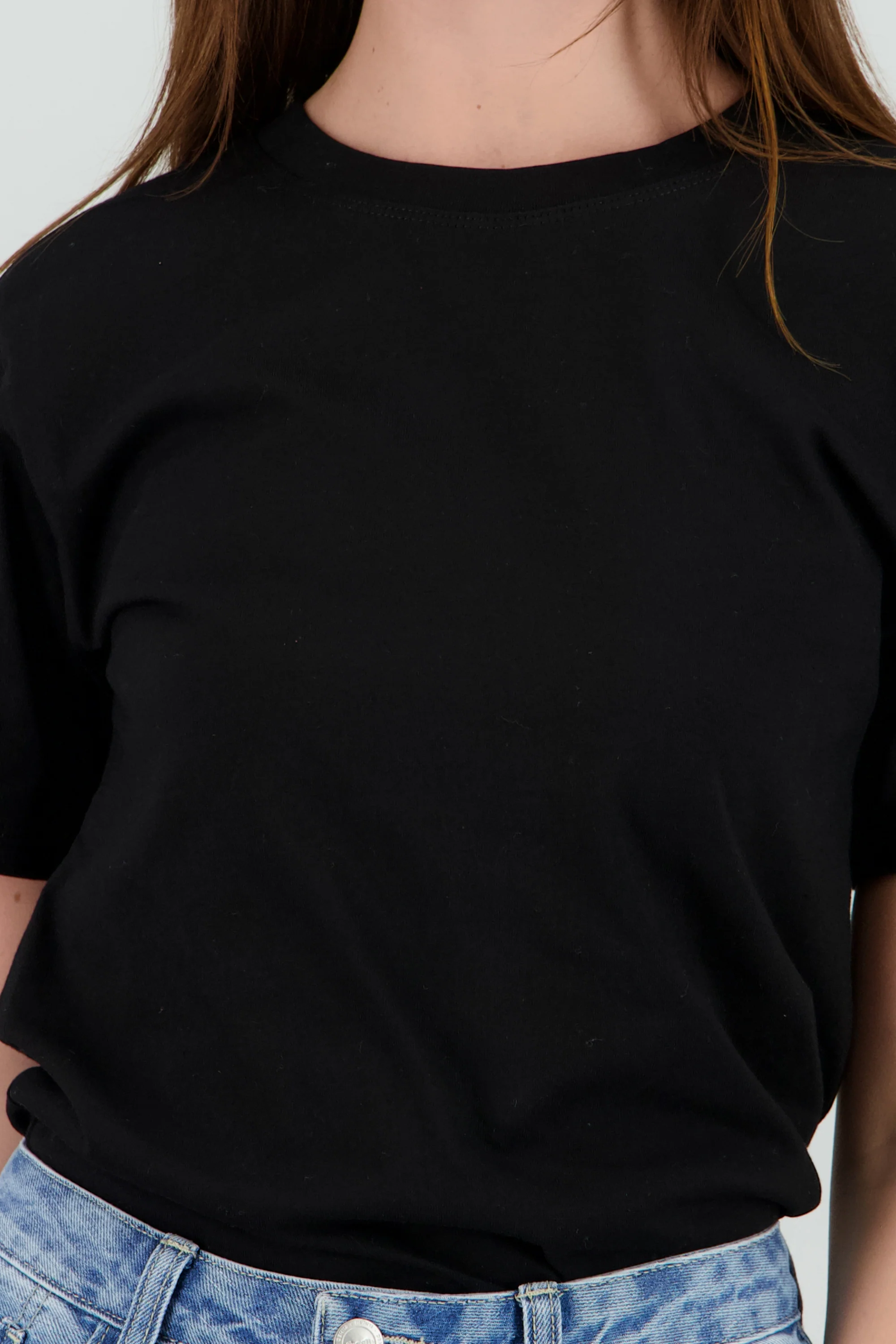 Playera oversized lisa manga corta - Image 5