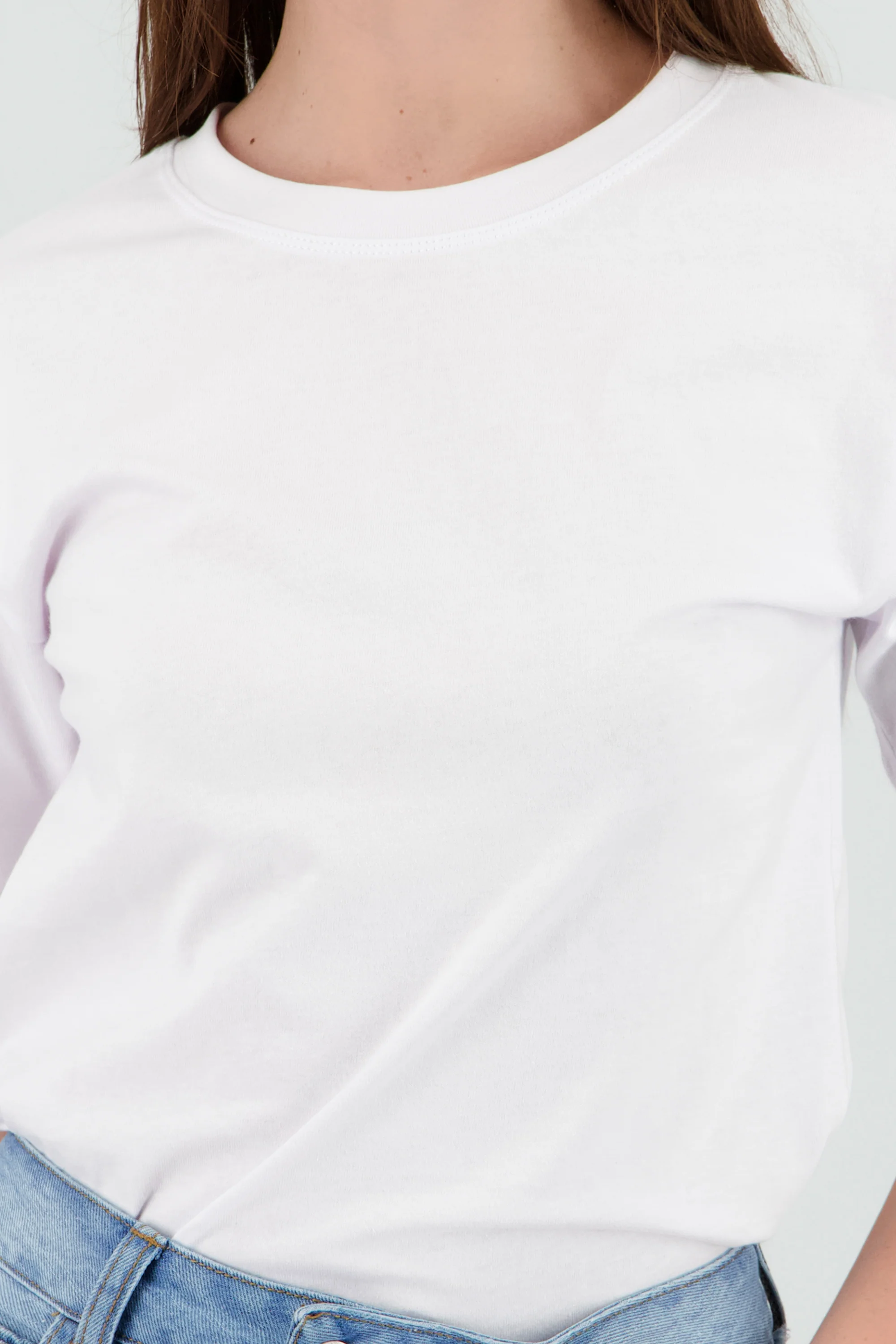 Playera oversized lisa manga corta - Image 5