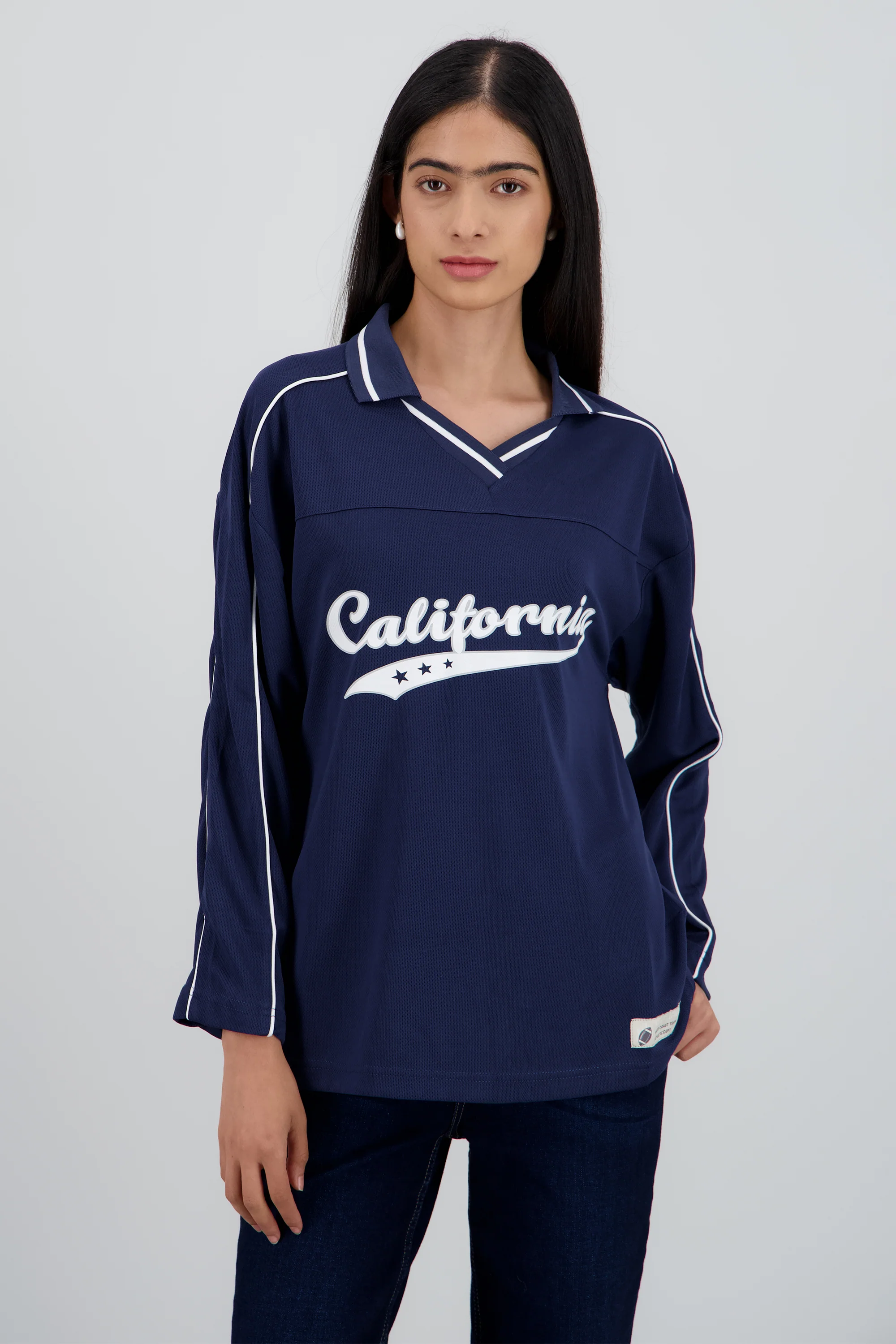 Playera tipo jersey California manga larga - Image 2