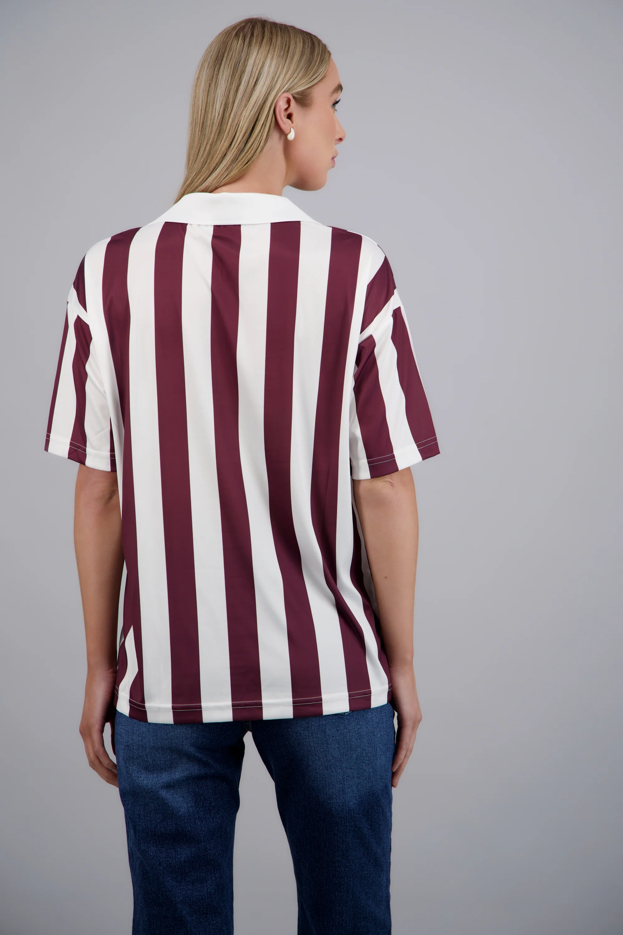 Playera tipo jersey rayas - Image 4