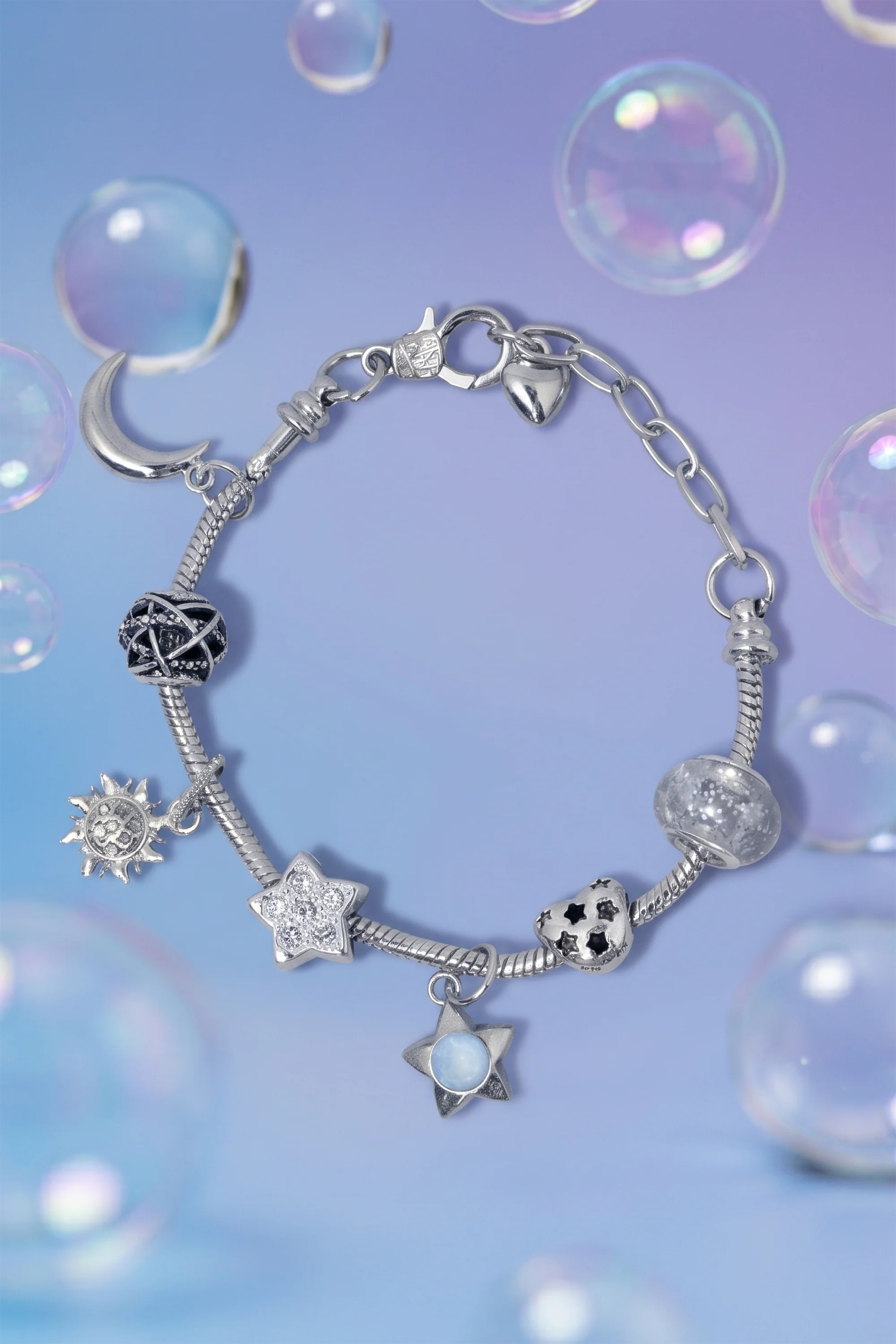 Pulsera charms espacio