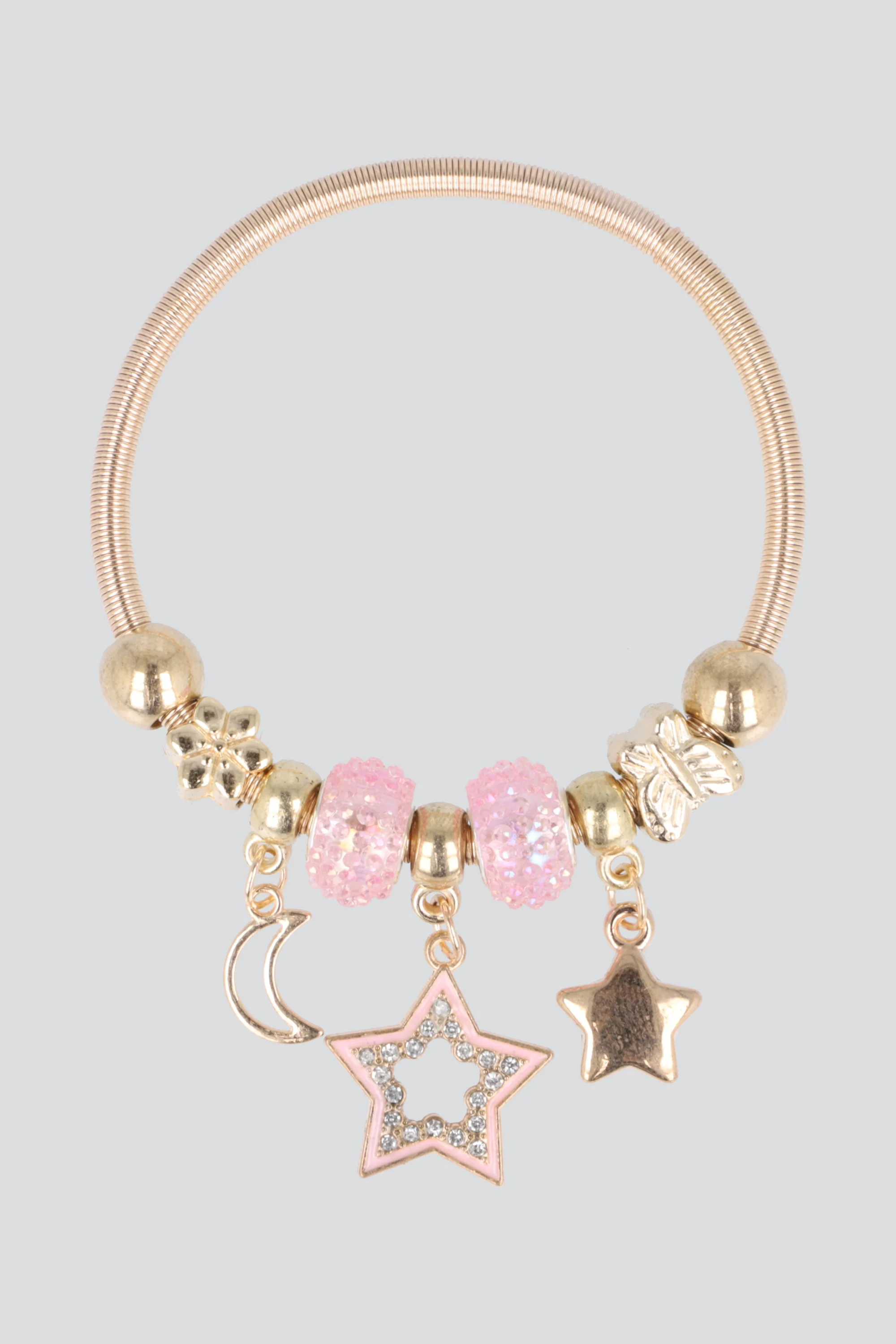Pulsera charms estrellas