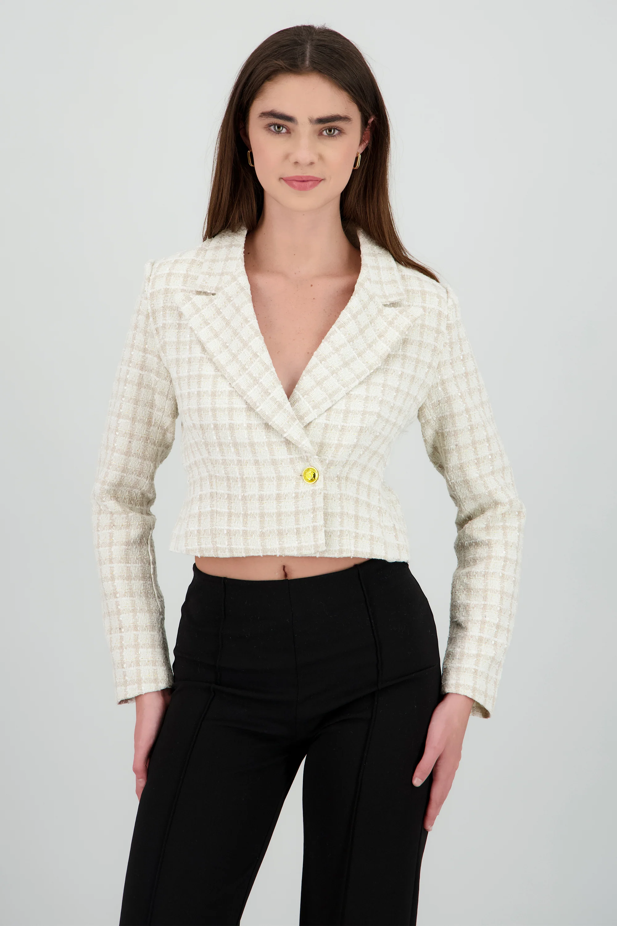 Saco crop tweed - Image 2