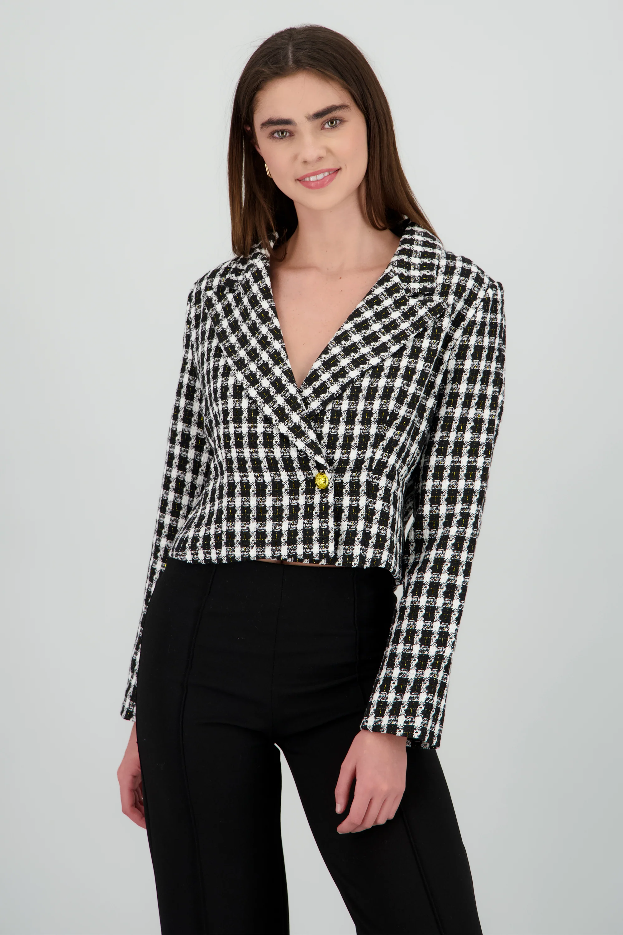 Saco crop tweed - Image 2