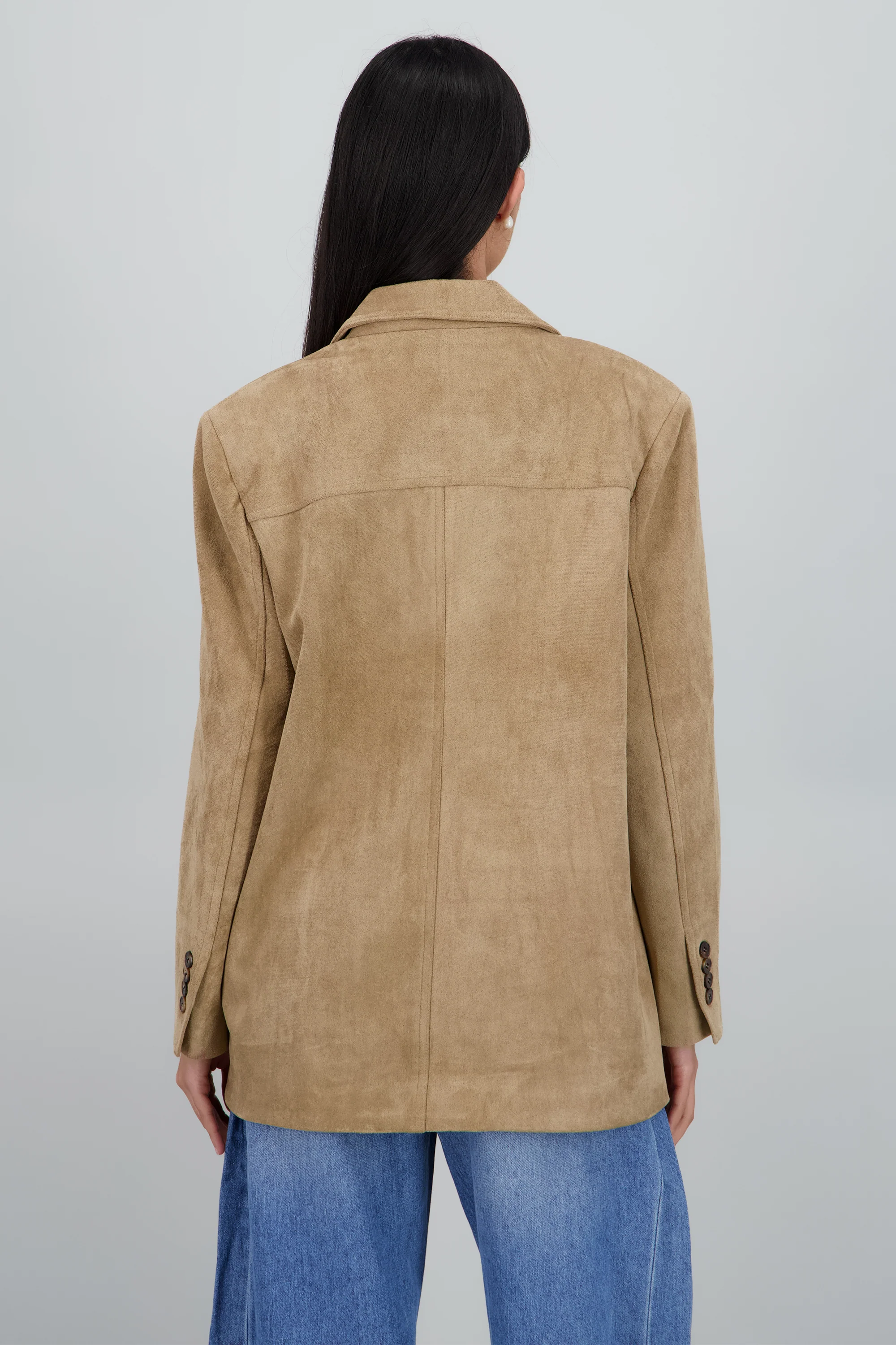 Saco oversized detalle tela - Image 4