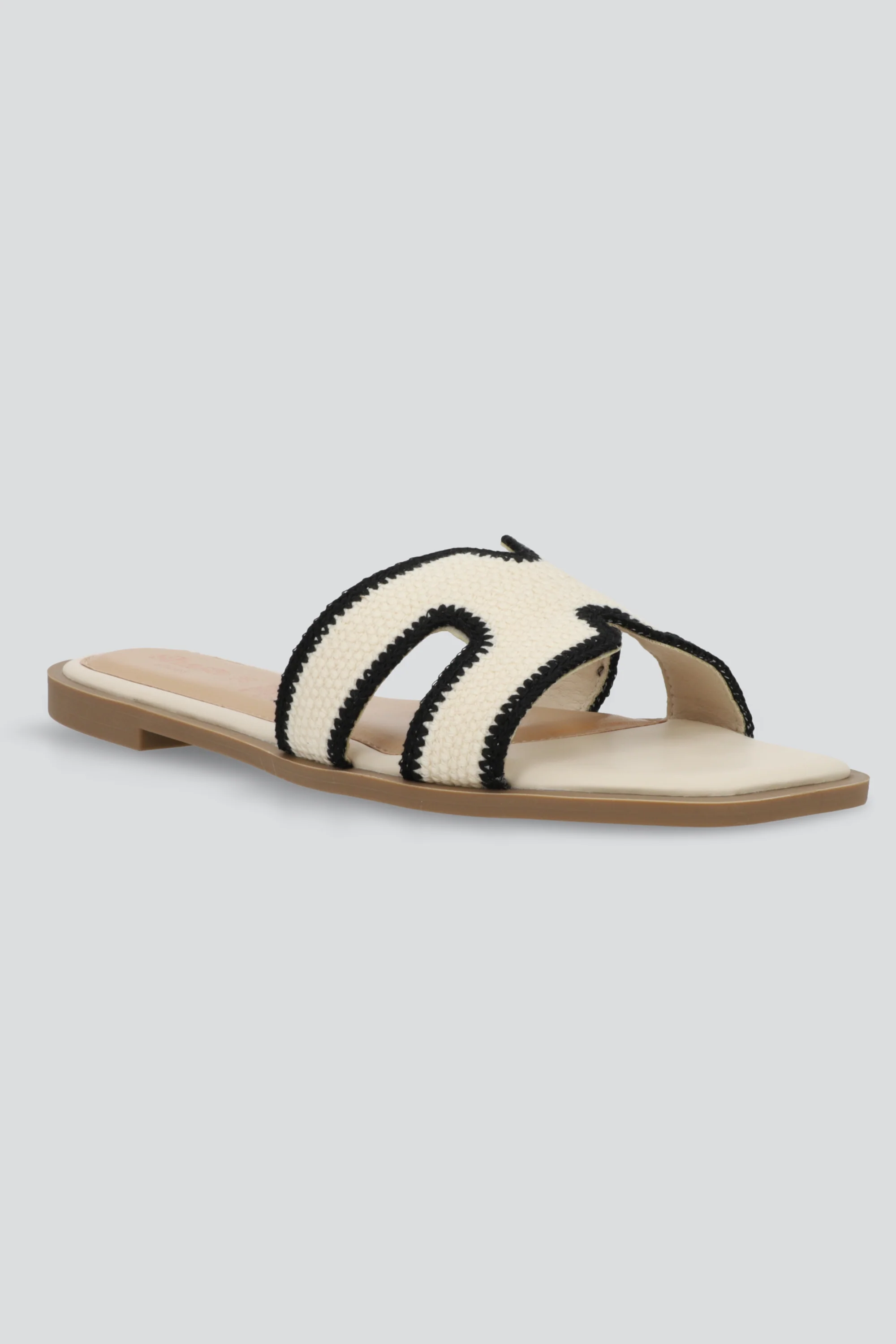 Sandalias tiras greca tejido - Image 4