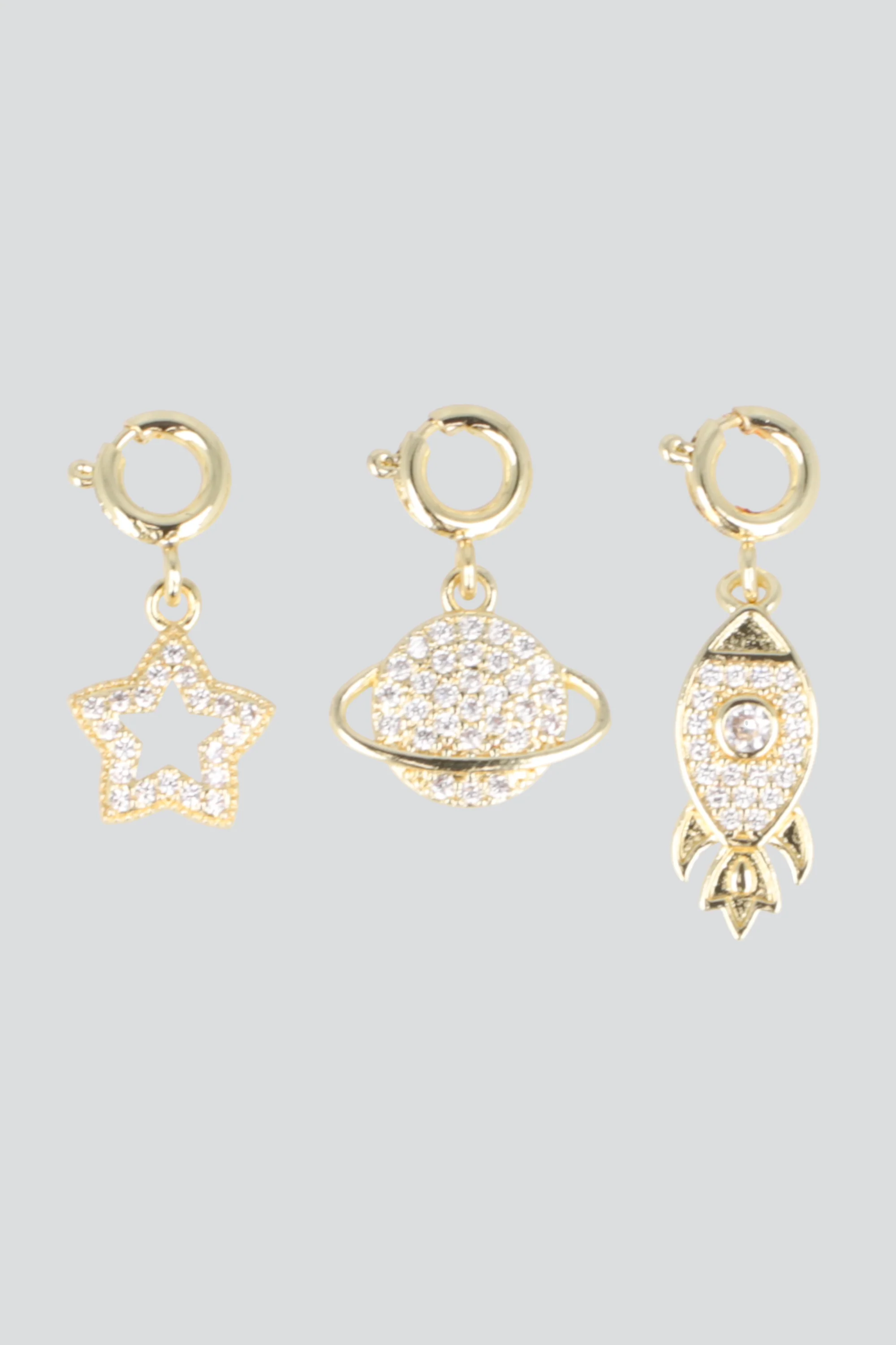 Set 3 charms planeta pq