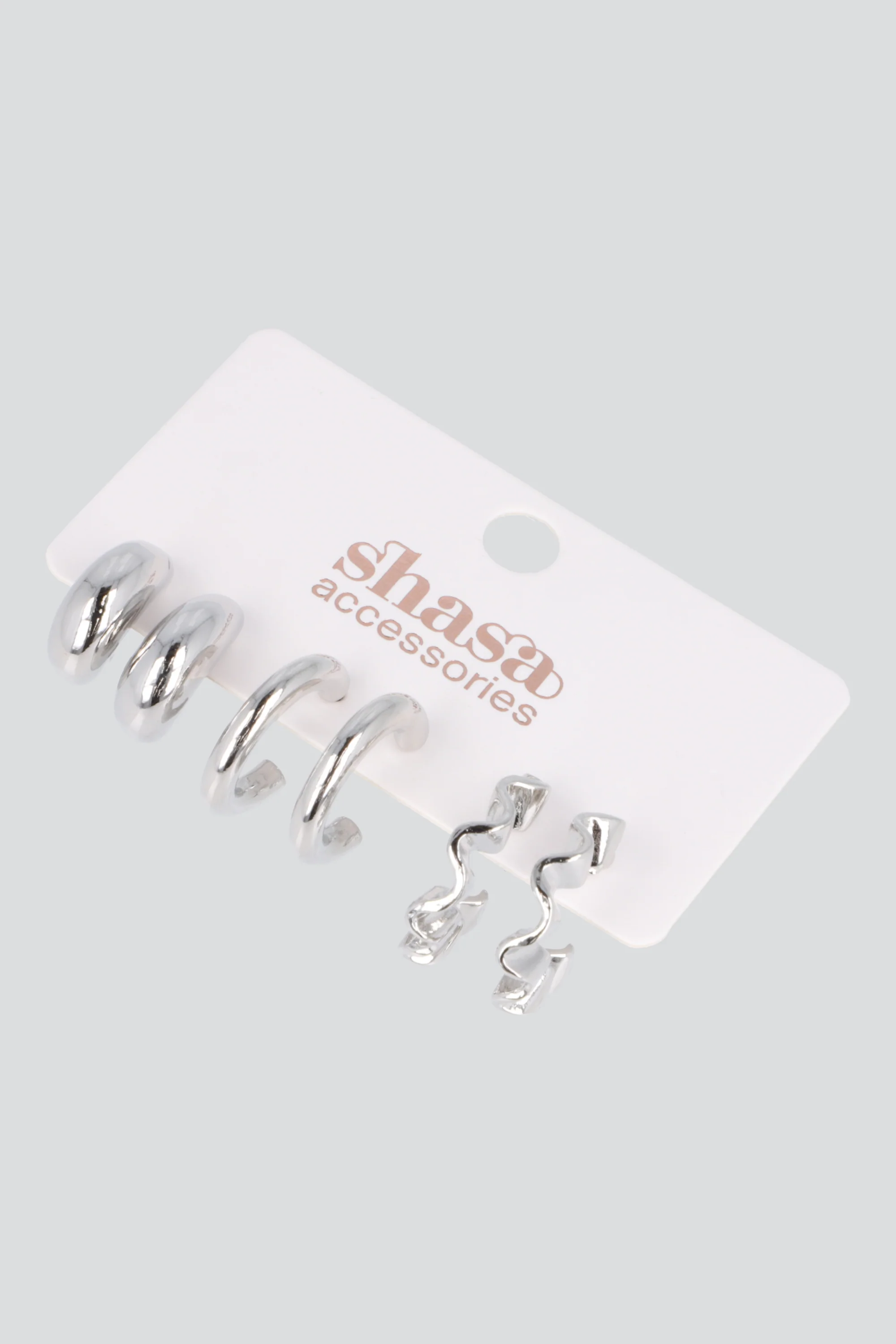 Set 3 pares arracadas earcuffs - Image 2