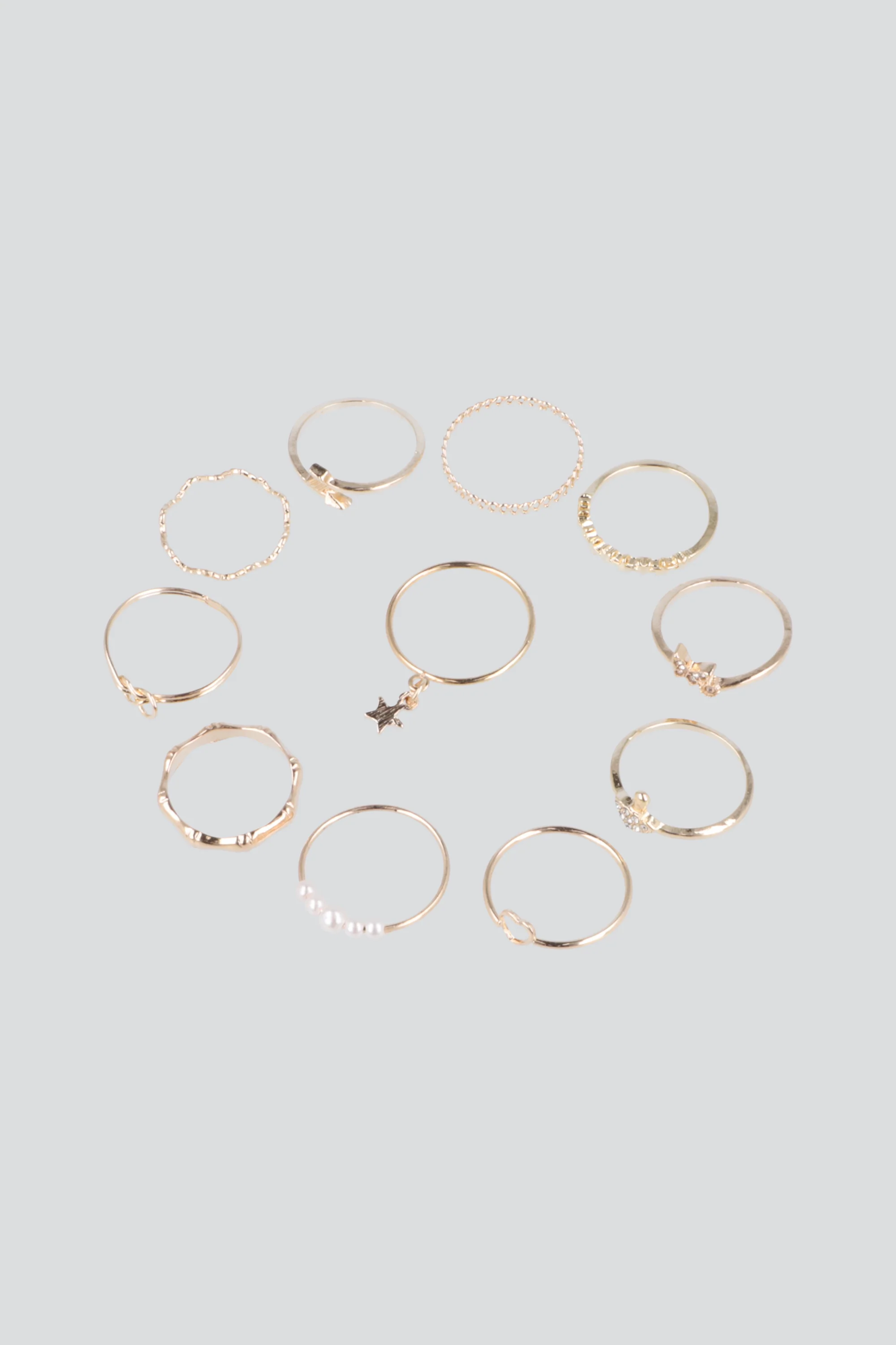 SET 11 ANILLOS MULTI LINEAS - Image 2