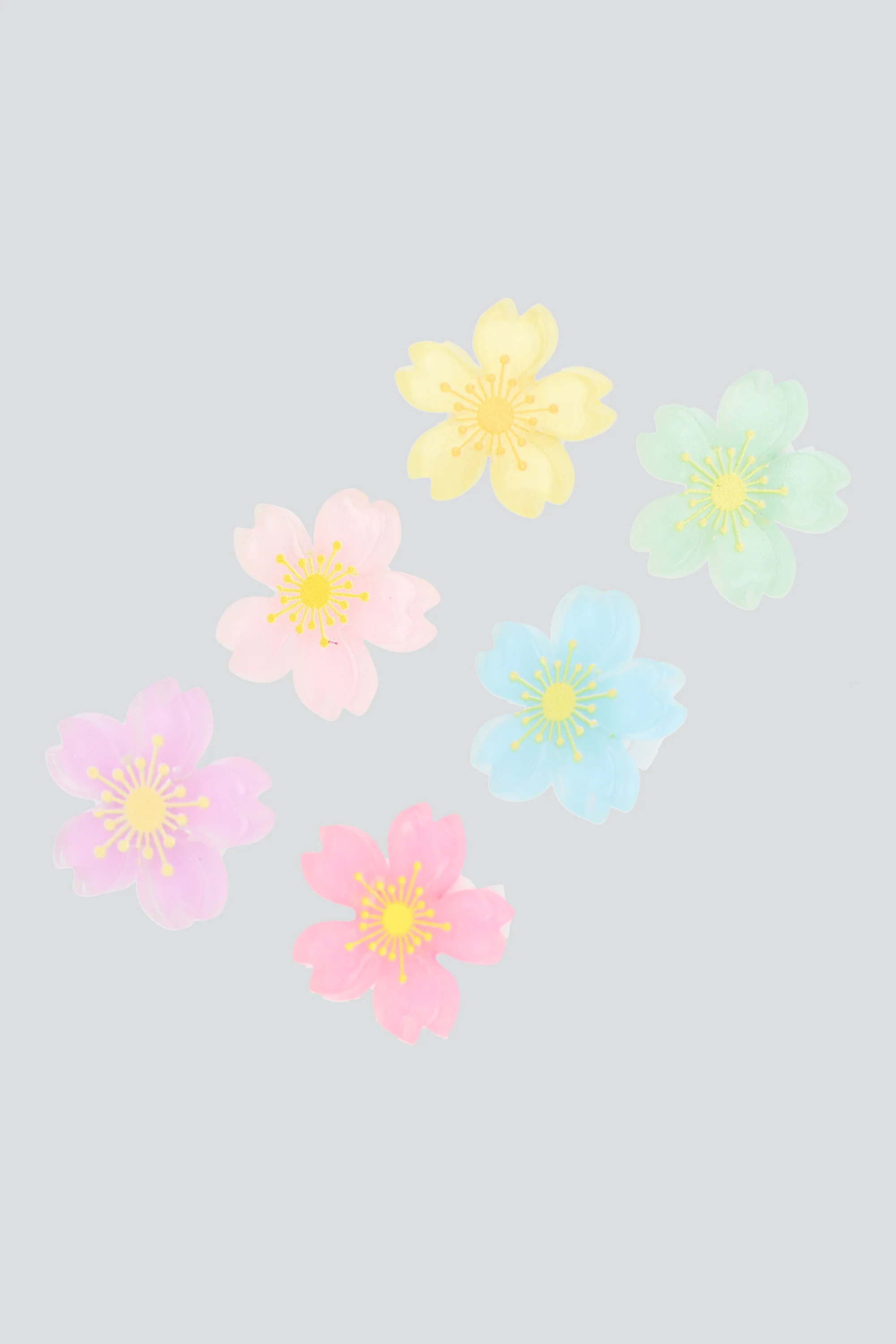 Set 6 flores shoe charm - Image 2