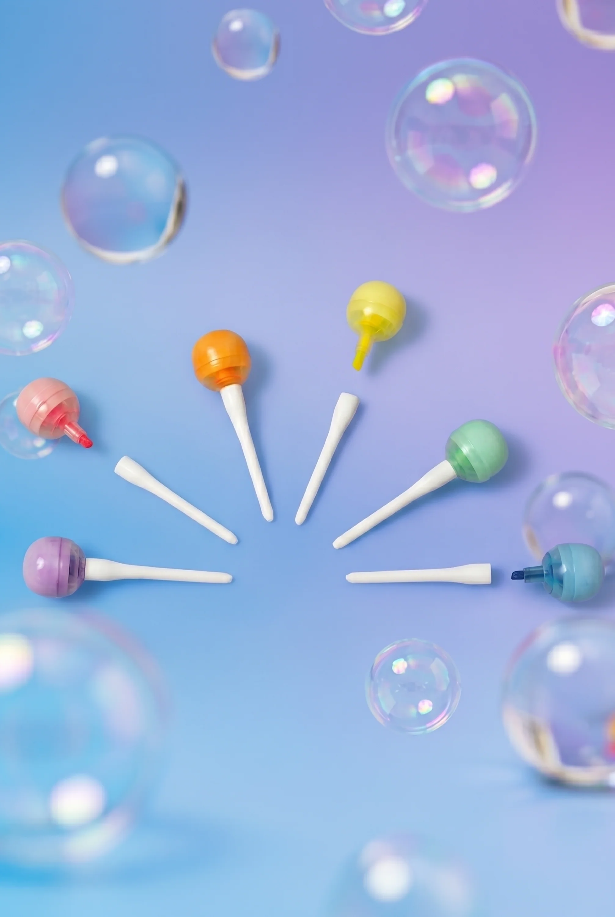 Set 6 marcatextos lollipop