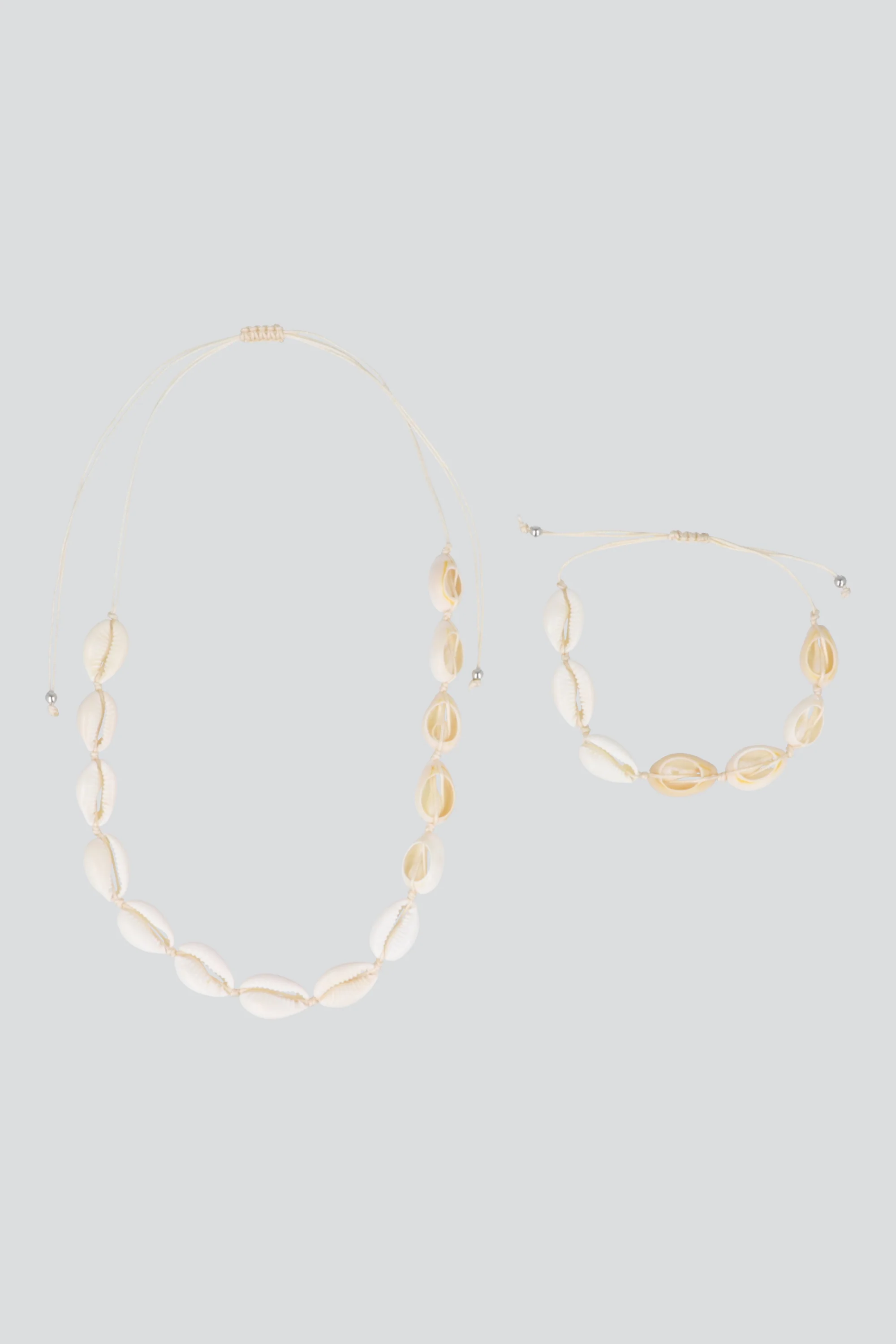 Set collar choker conchas mar