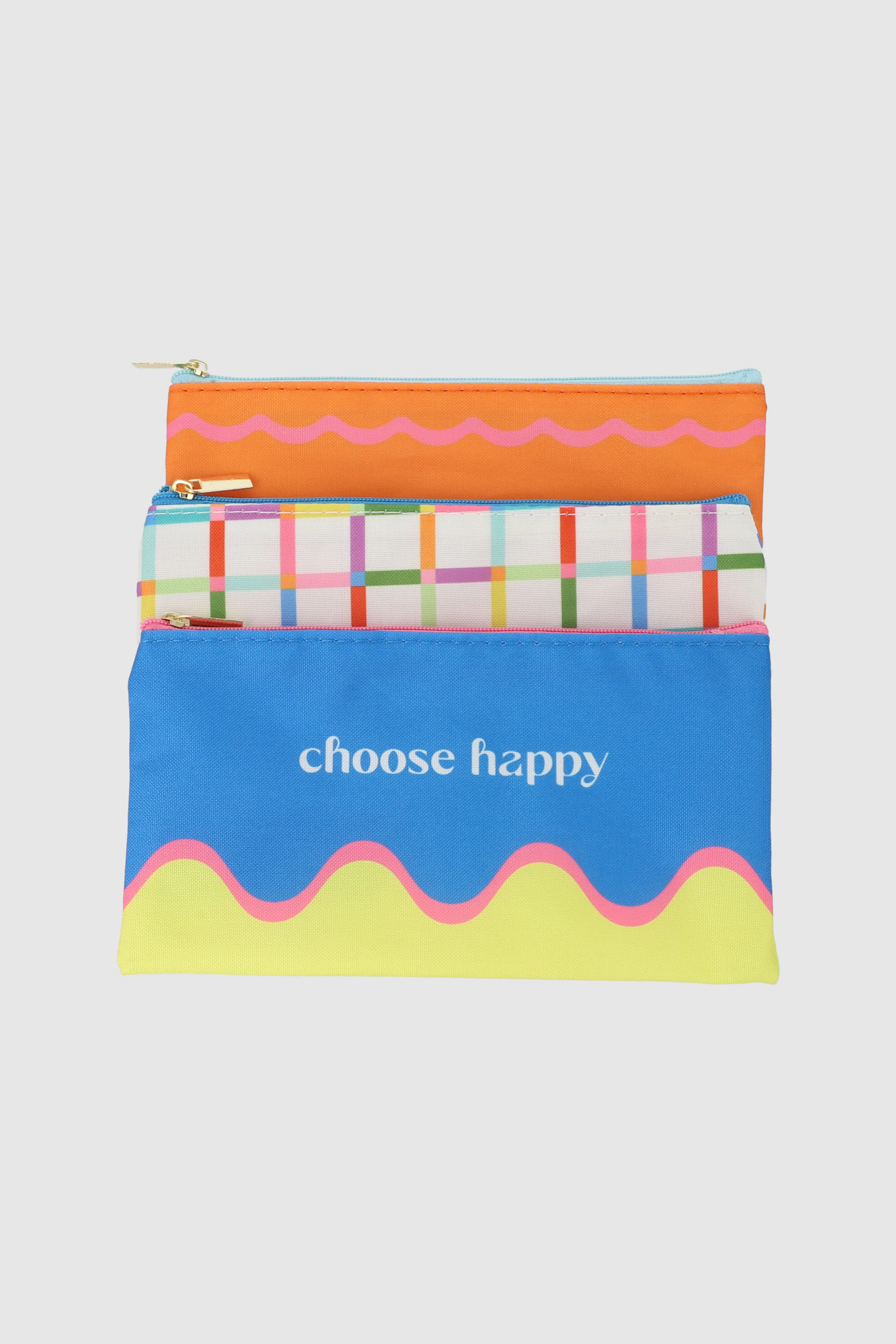 Set de 3 estuches colores y ondas - Image 2