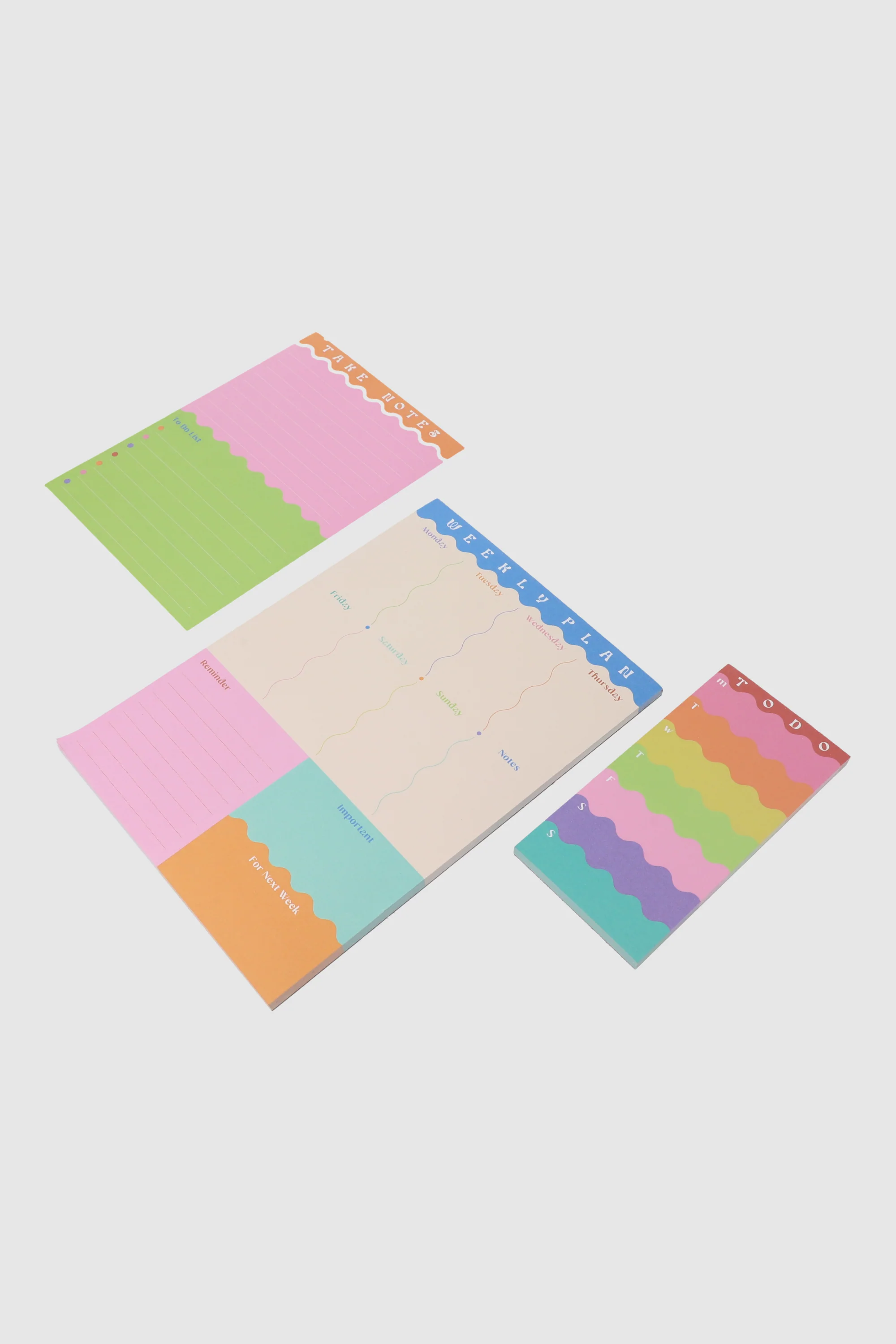 Set de 3 libretas y notas colores - Image 2