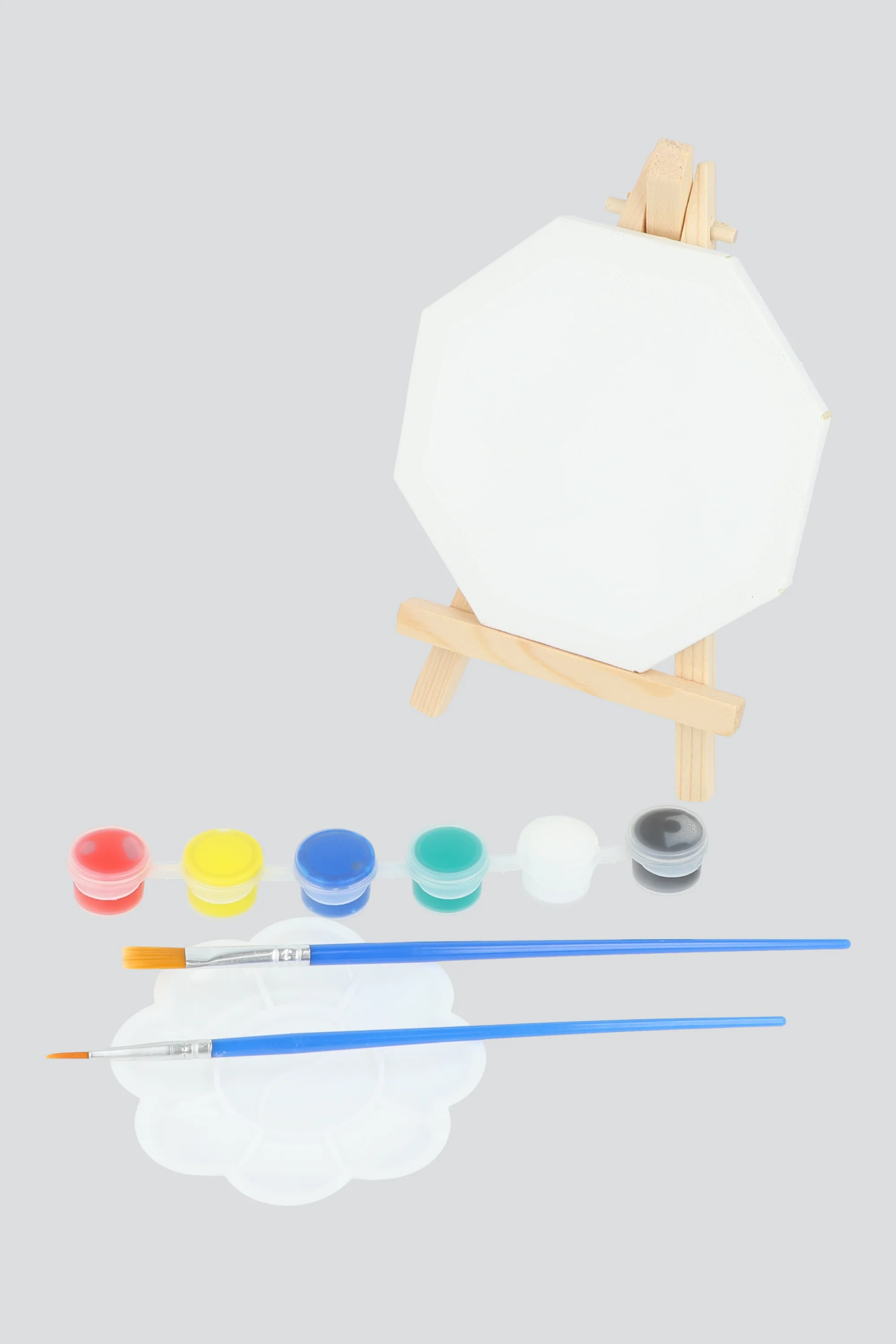 Set diy caballete lienzo hexagonal - Image 2