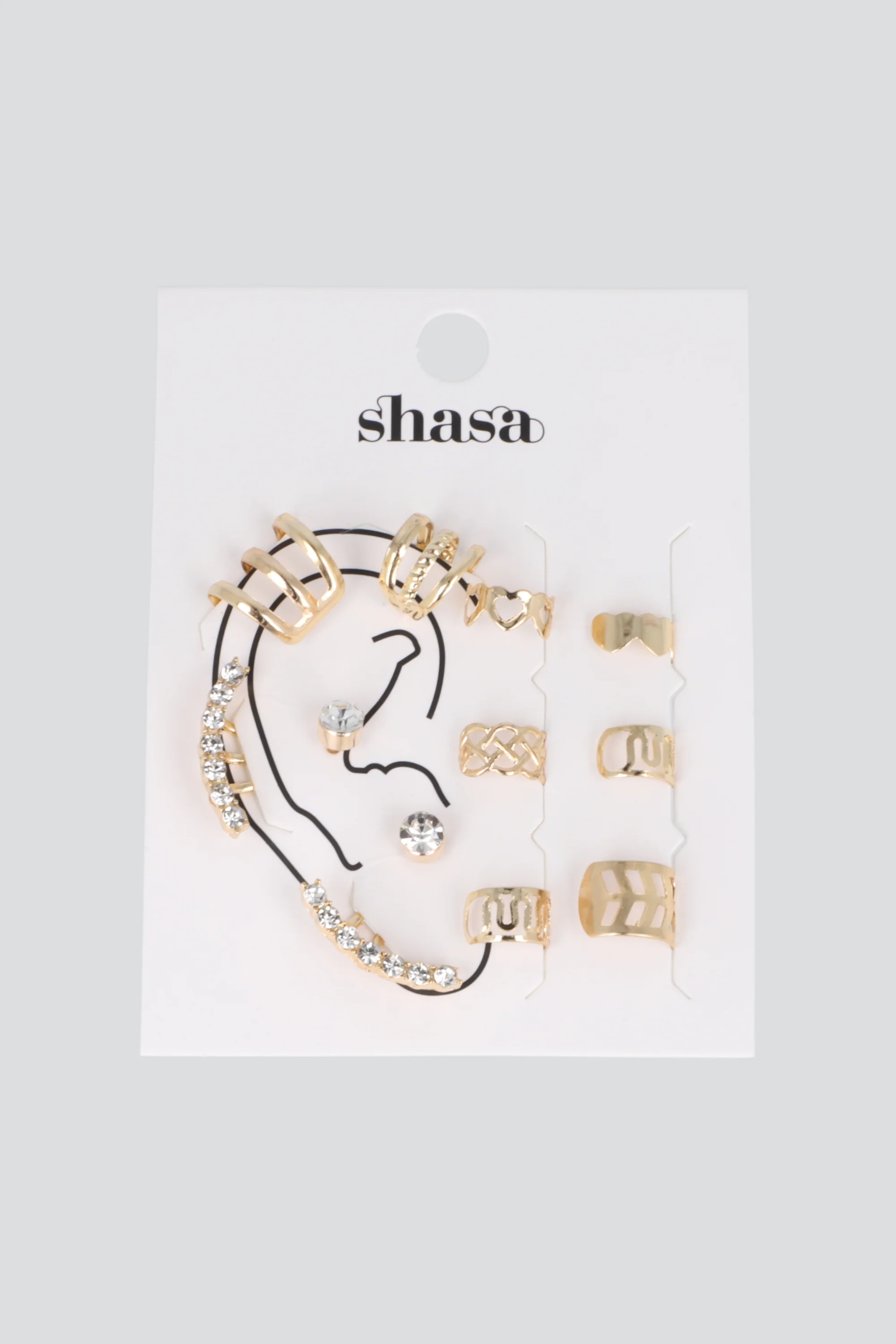SET EARCUFFS ARETES
