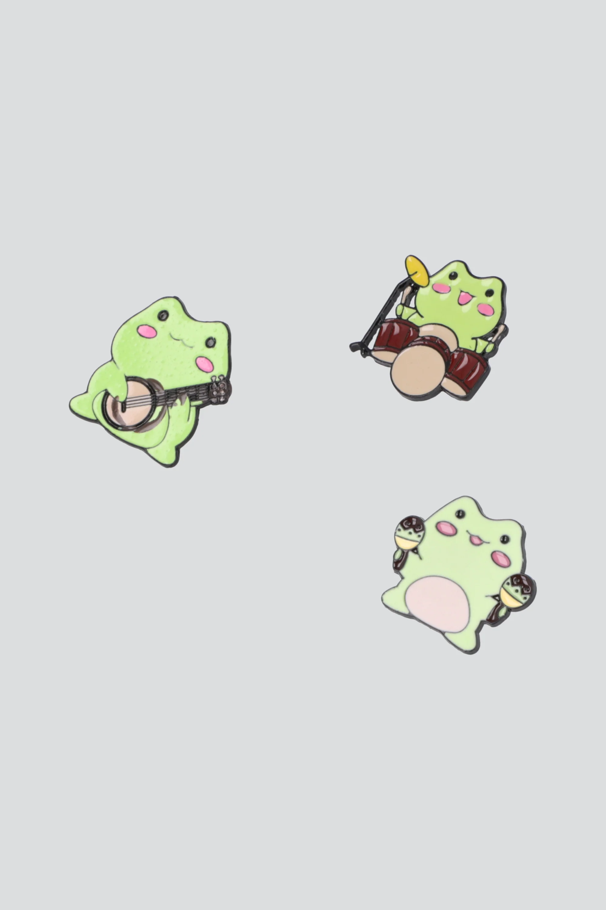 Set pin ranas musicales trio - Image 2