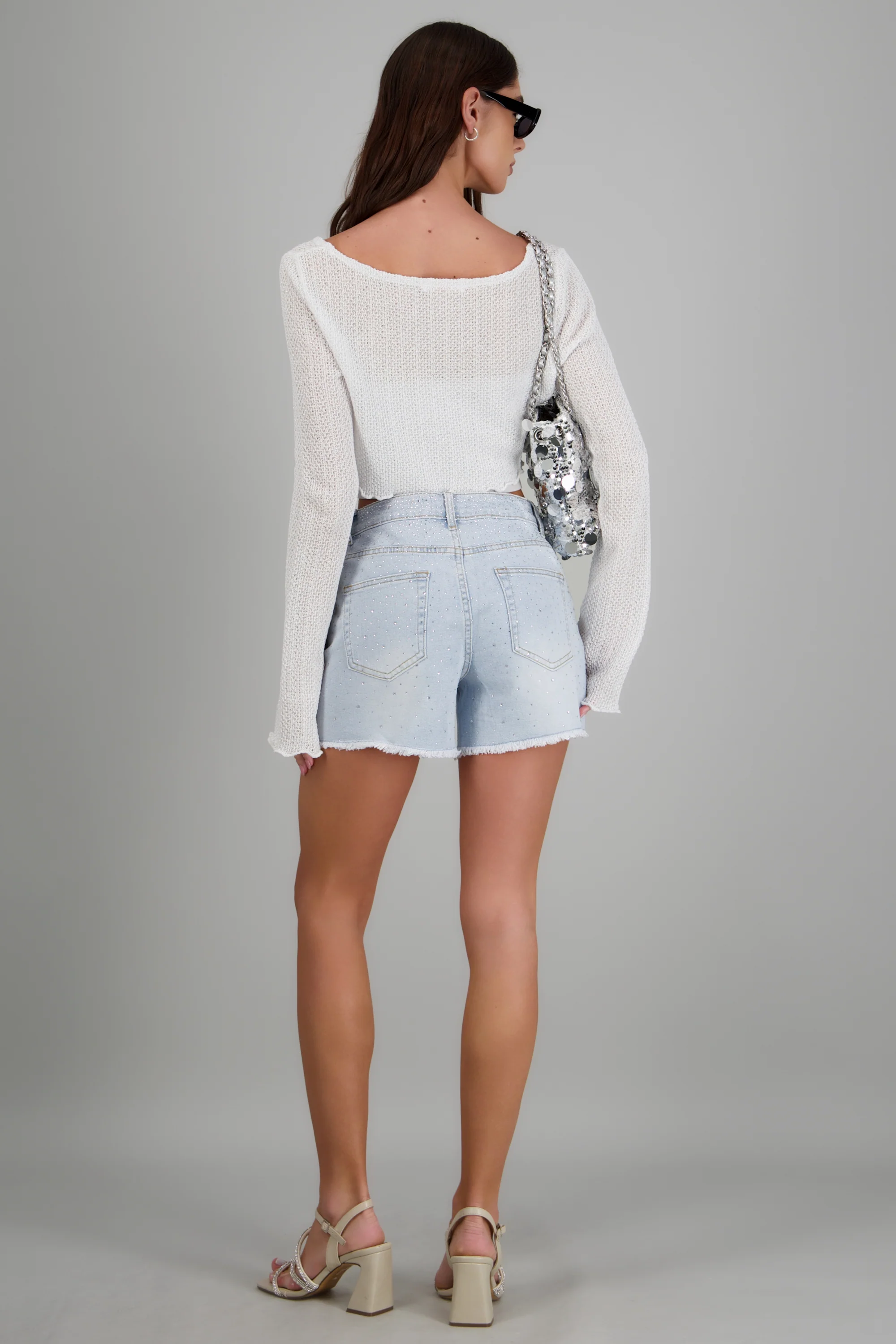 Shorts denim mini brillos - Image 4