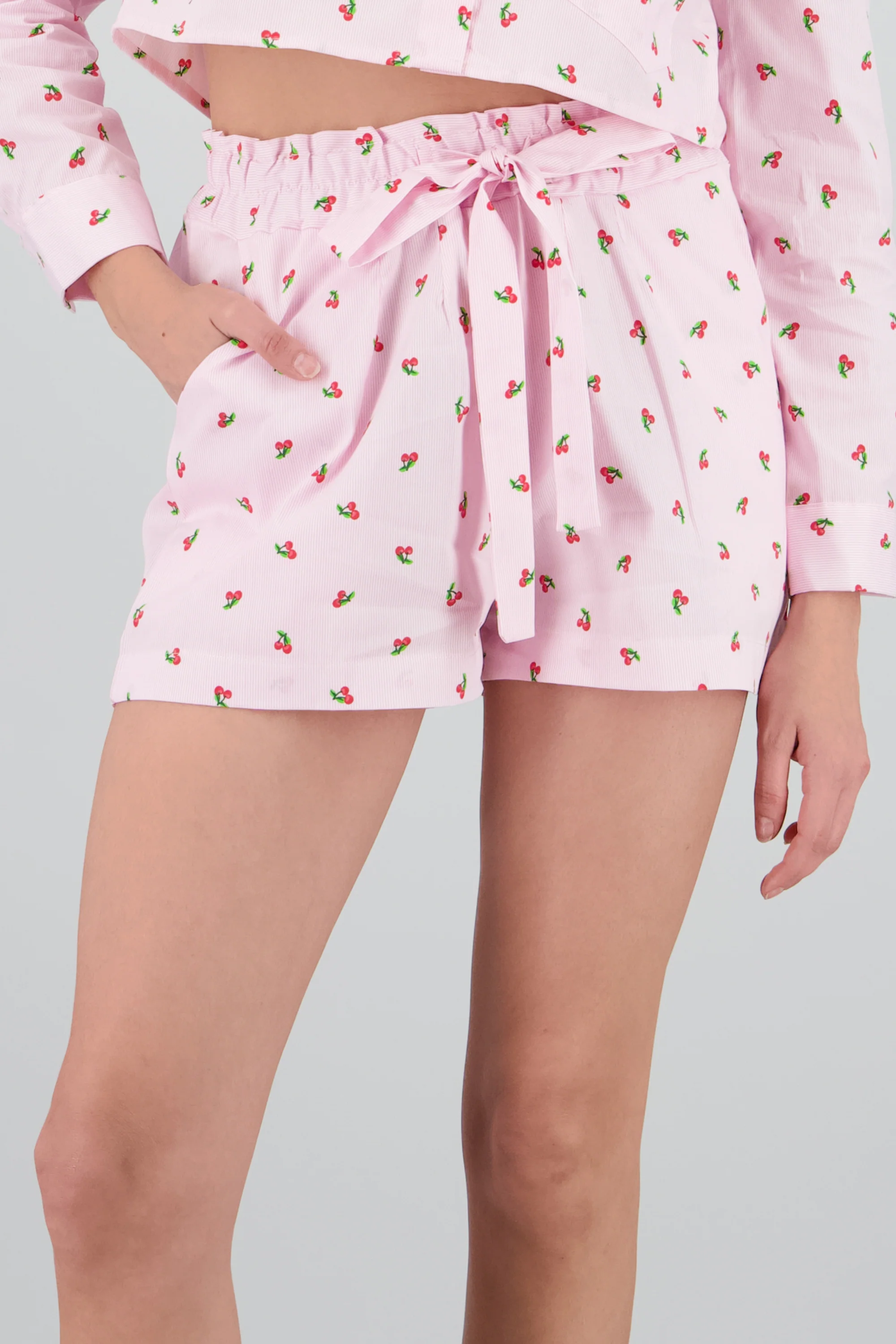 Shorts minis detalle lazo cerezas - Image 5