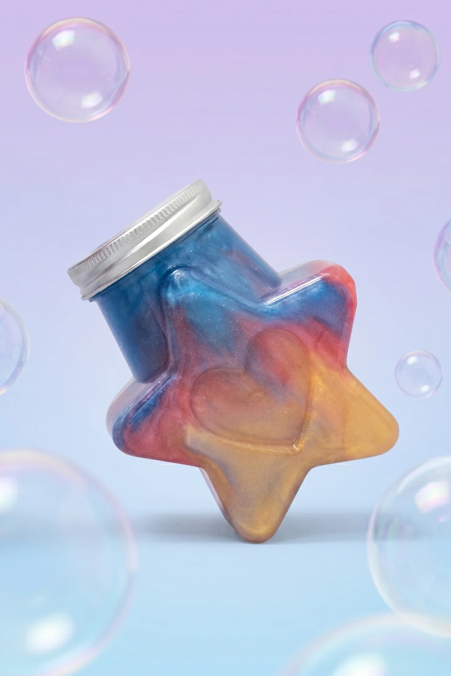 Slime estrella multicolor