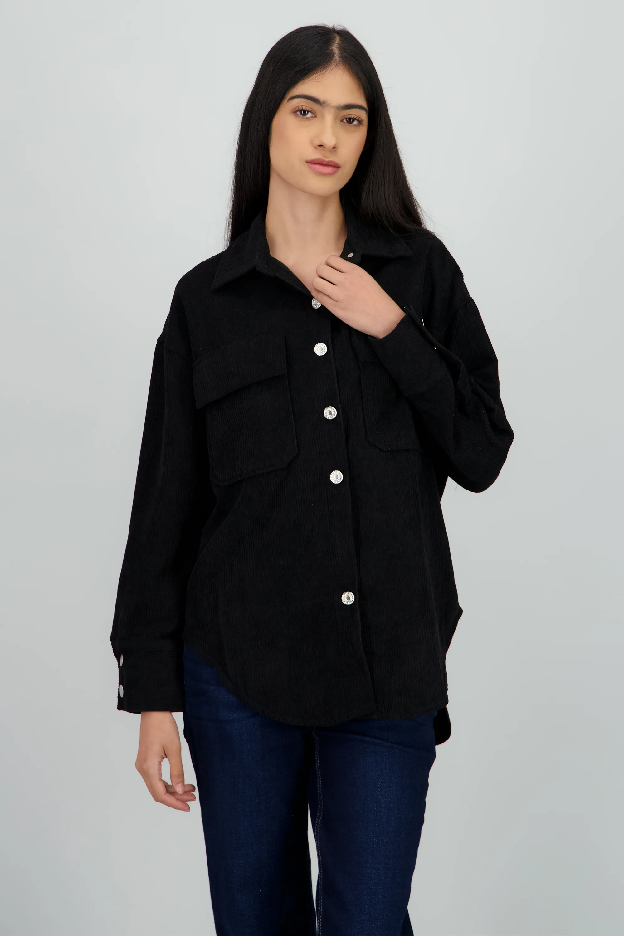 Sobrecamisa oversized pana