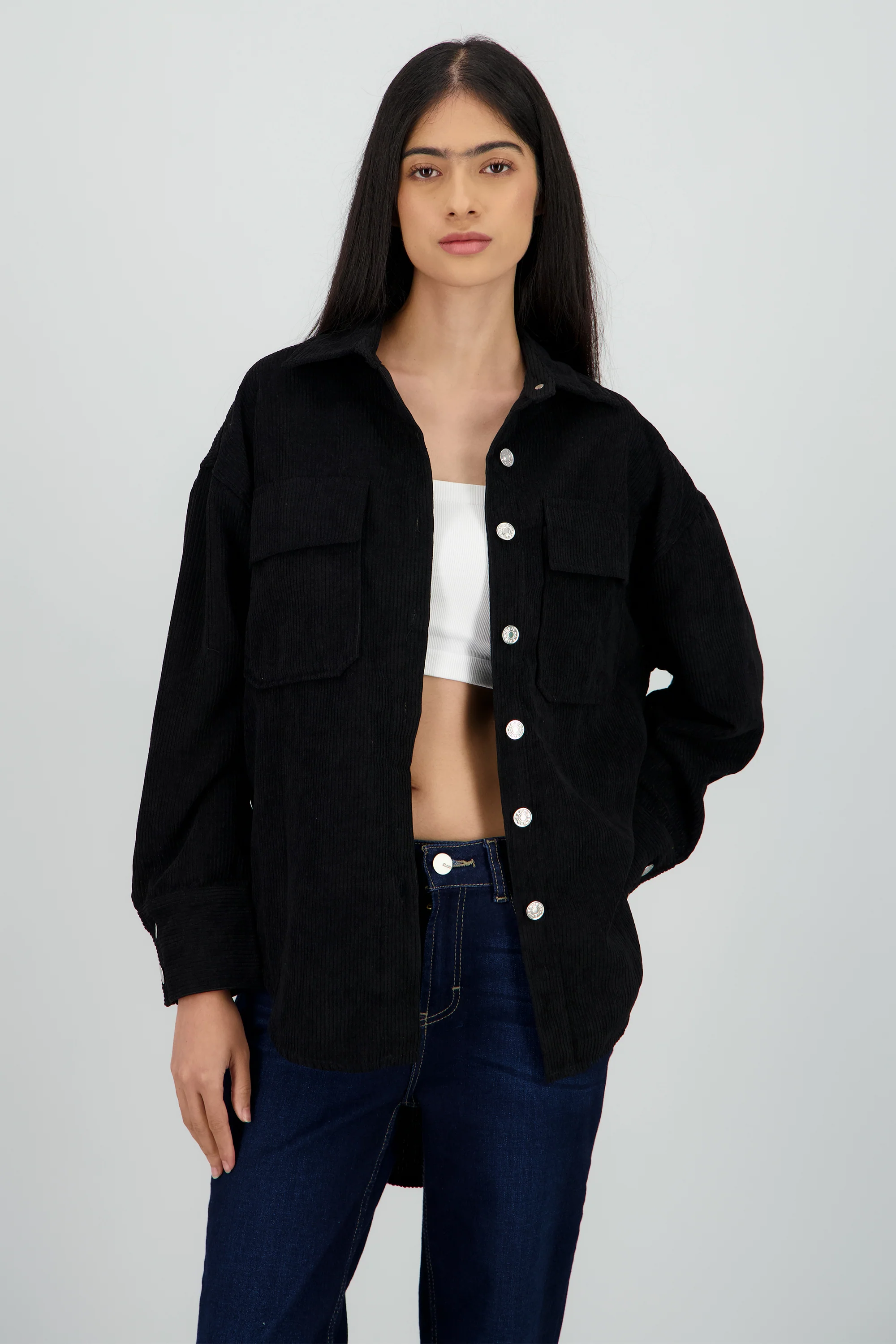 Sobrecamisa oversized pana - Image 2