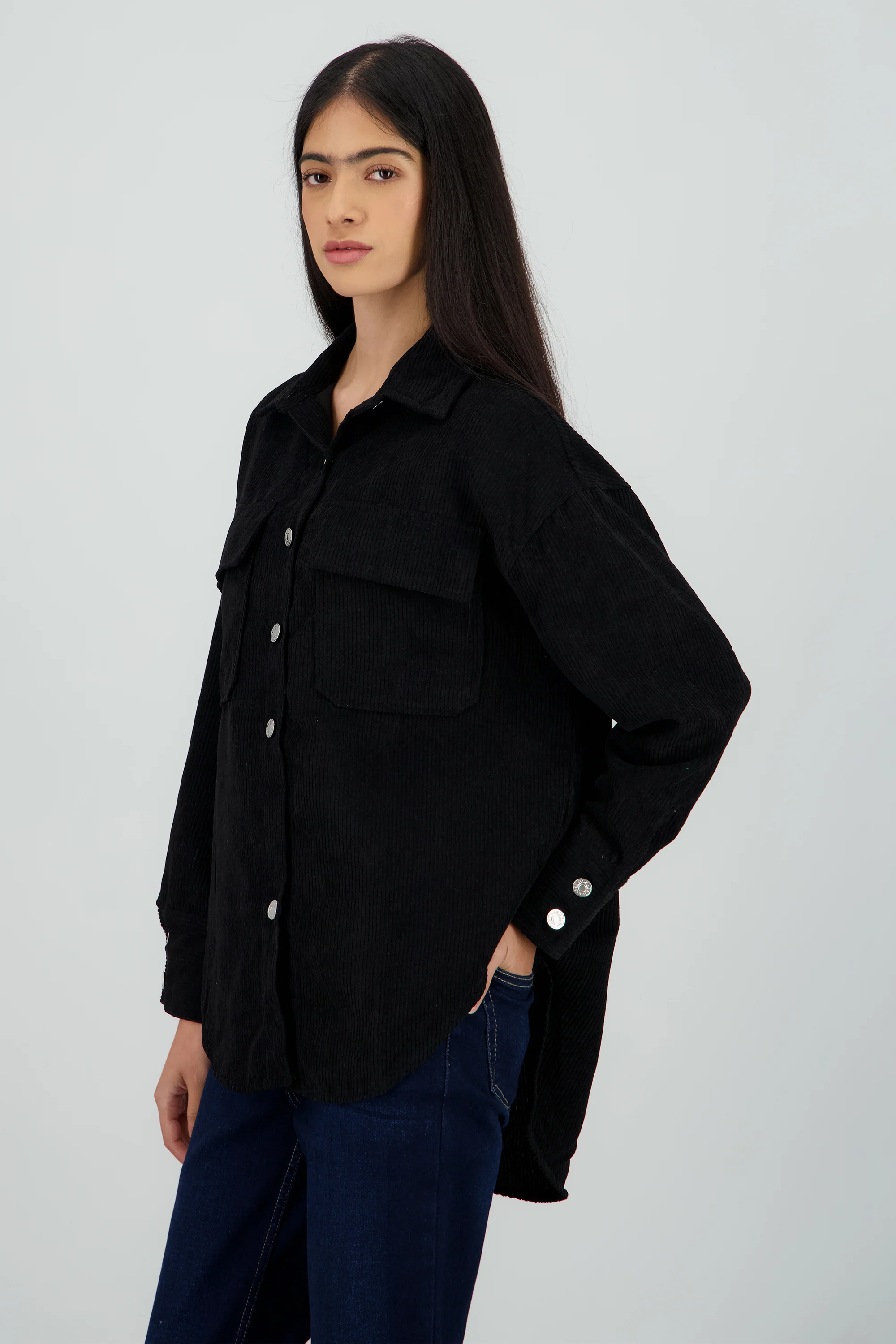 Sobrecamisa oversized pana - Image 3