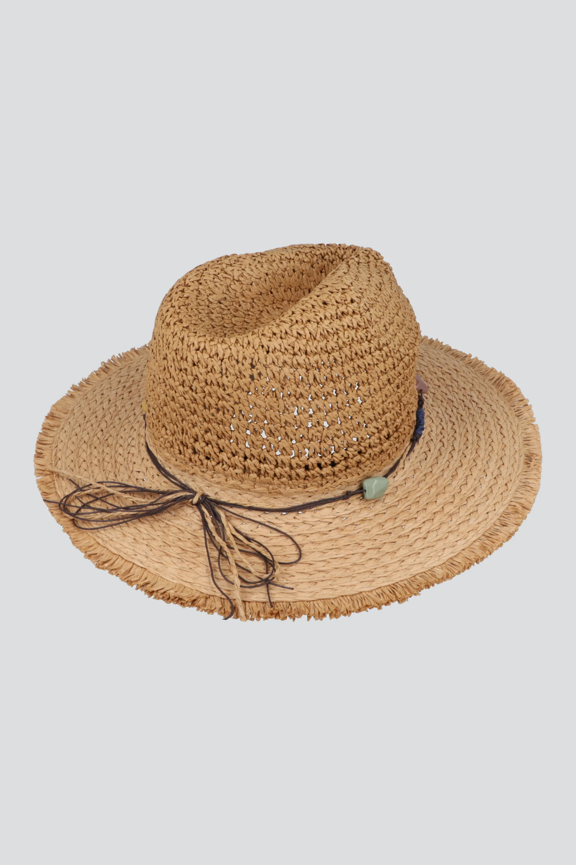 Sombrero panamá detalle conchas - Image 2
