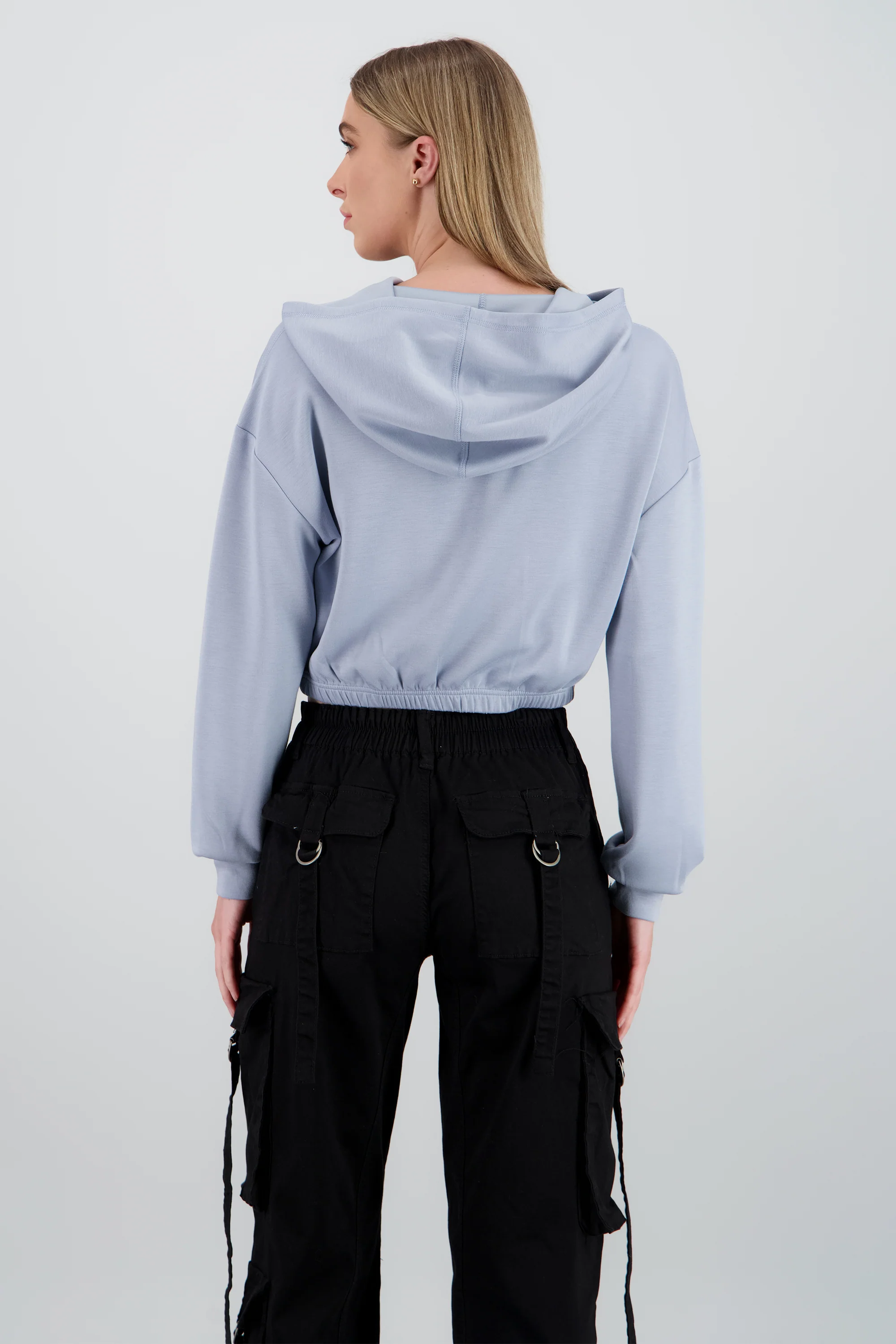 Sudadera corta lisa suave - Image 4