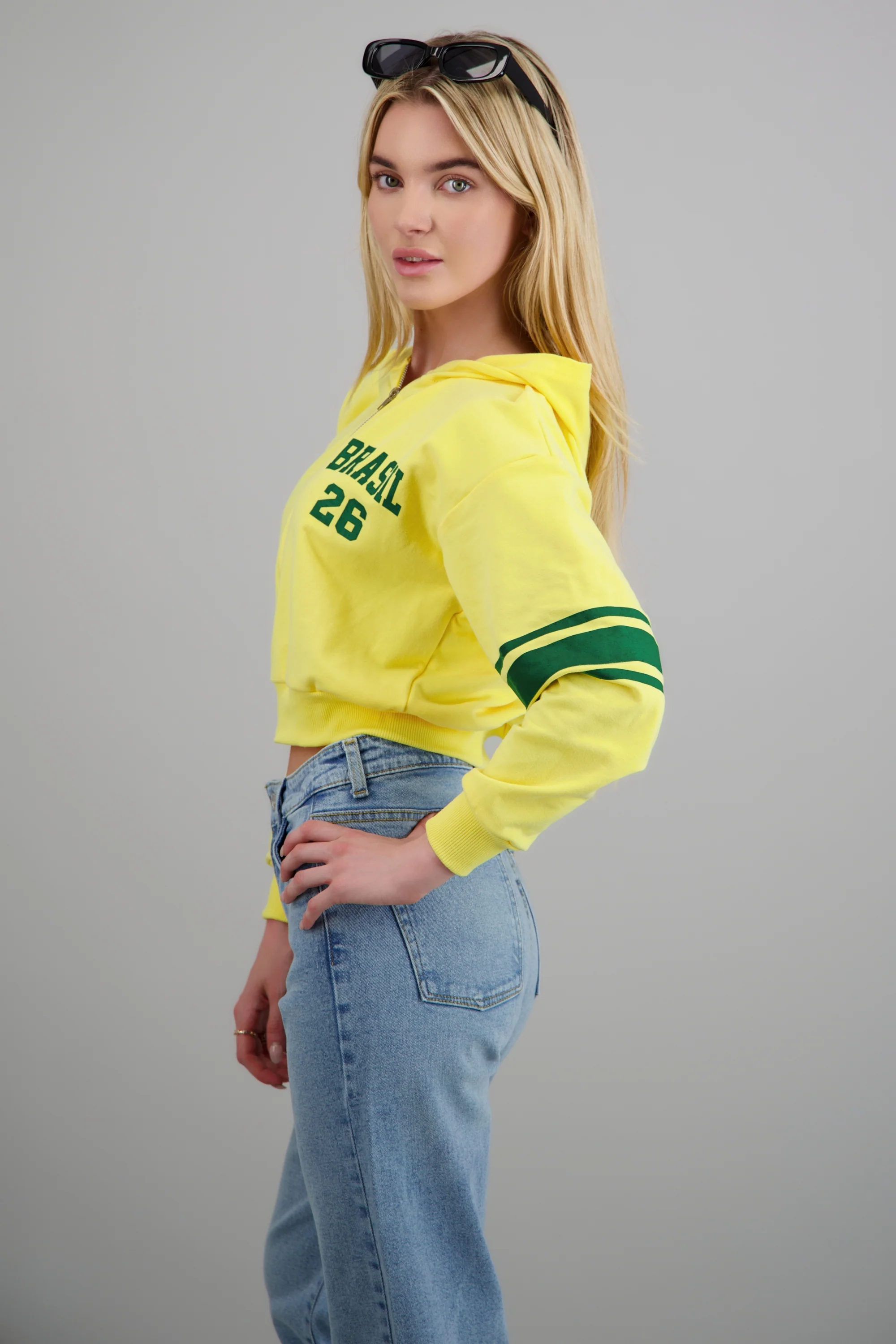 Sudadera crop brasil 26 - Image 3
