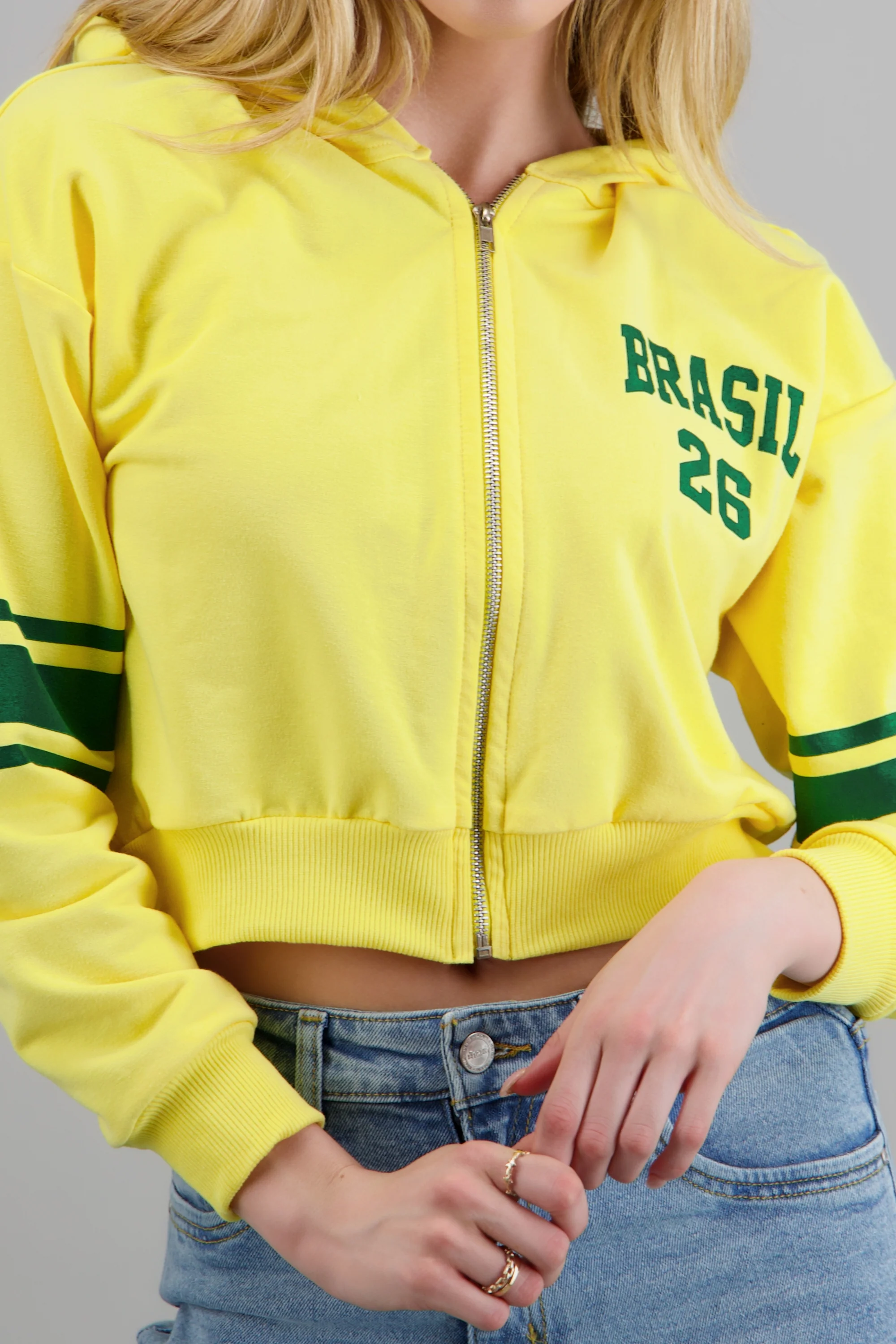 Sudadera crop brasil 26 - Image 5