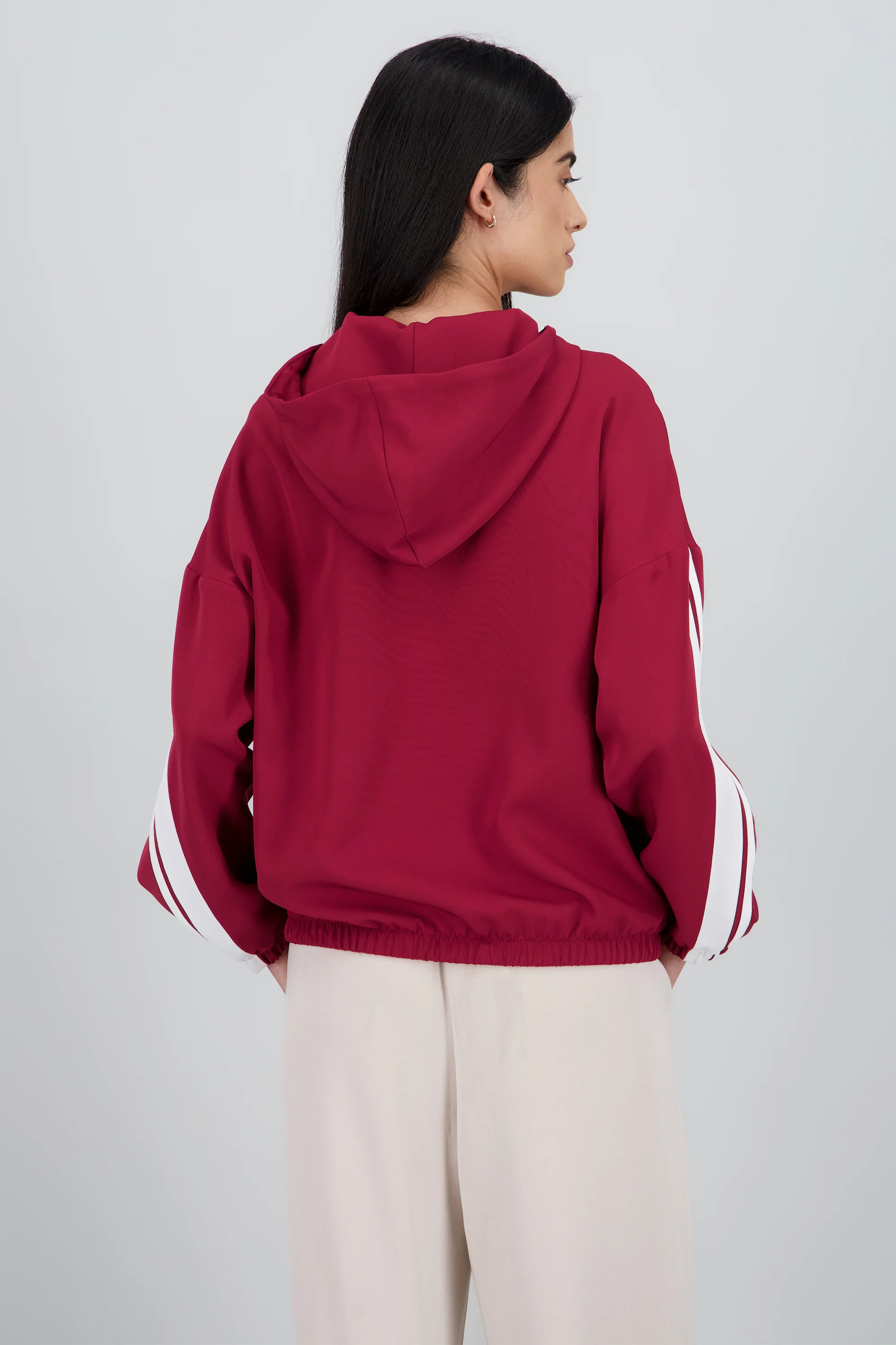 Sudadera detalle tiras contraste - Image 4
