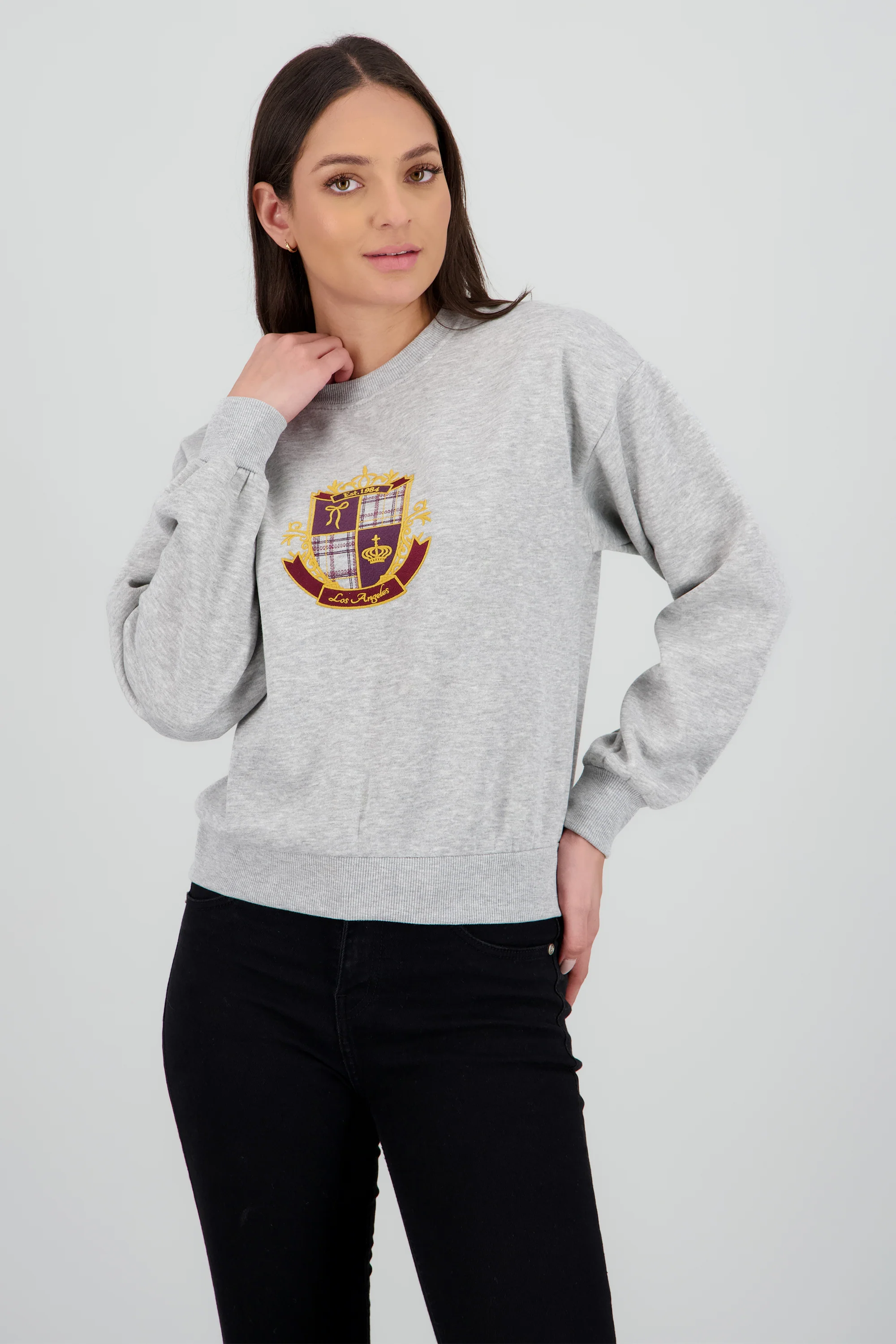 Sudadera escudo moños