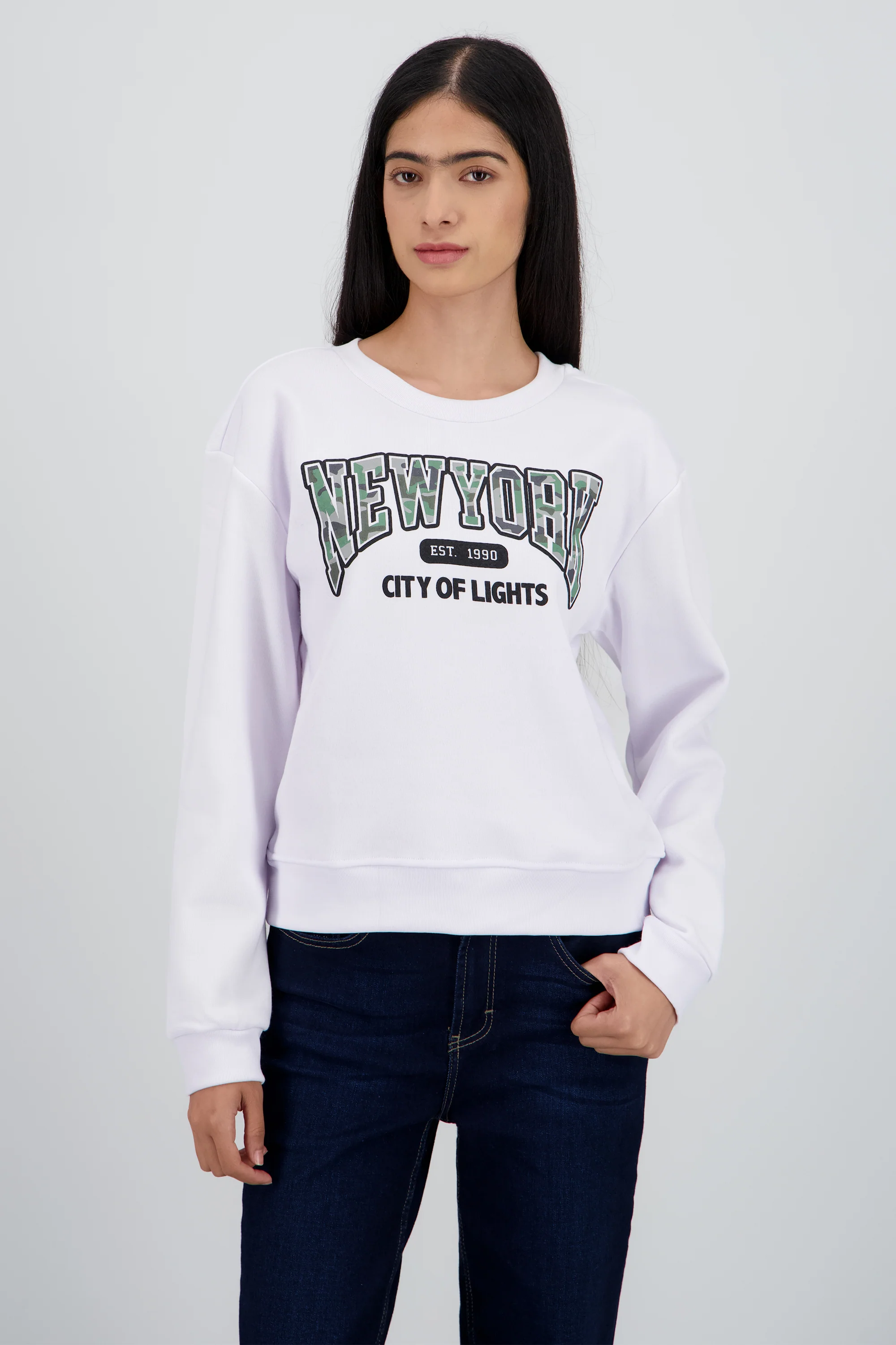 Sudadera estampado new york - Image 2