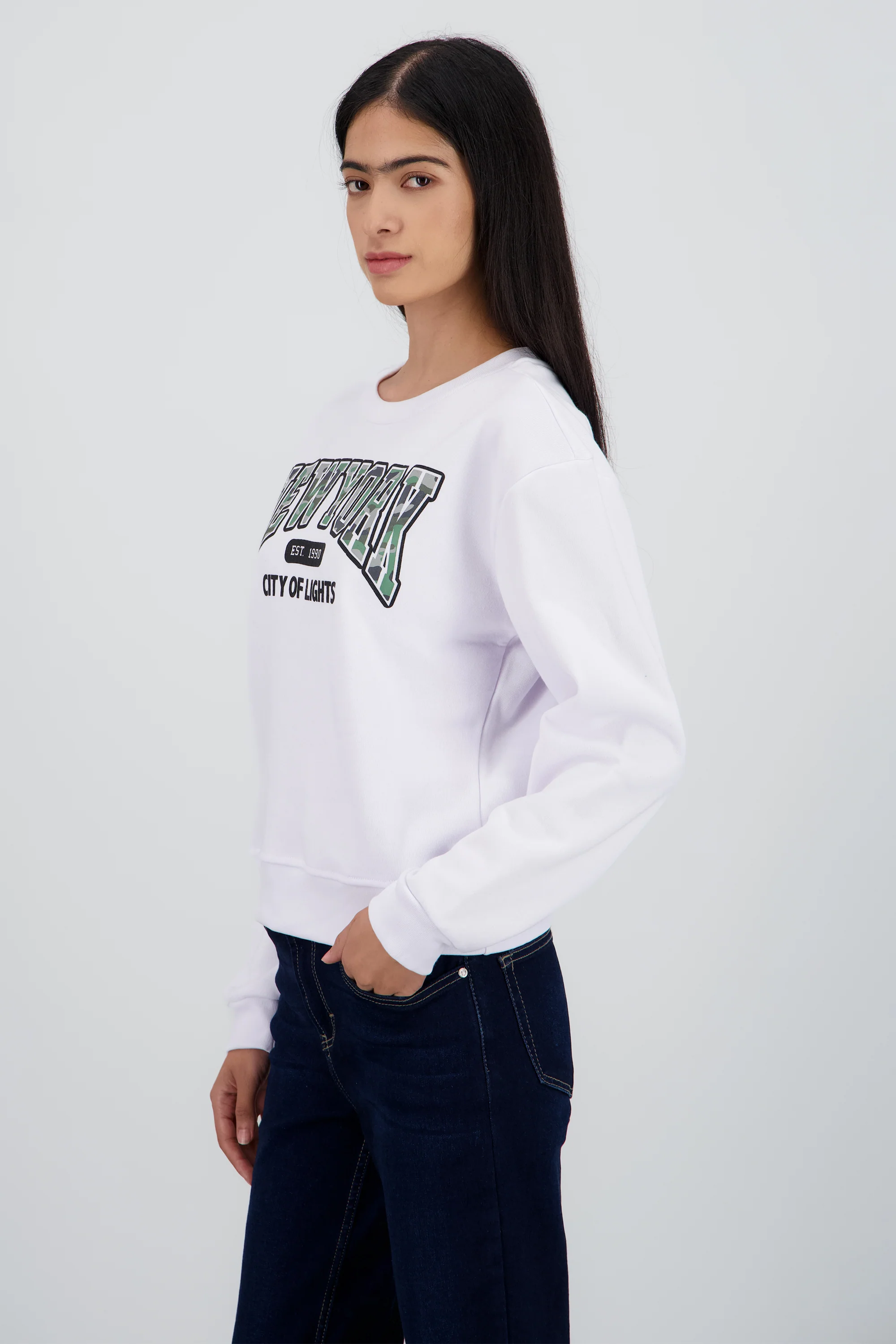 Sudadera estampado new york - Image 3