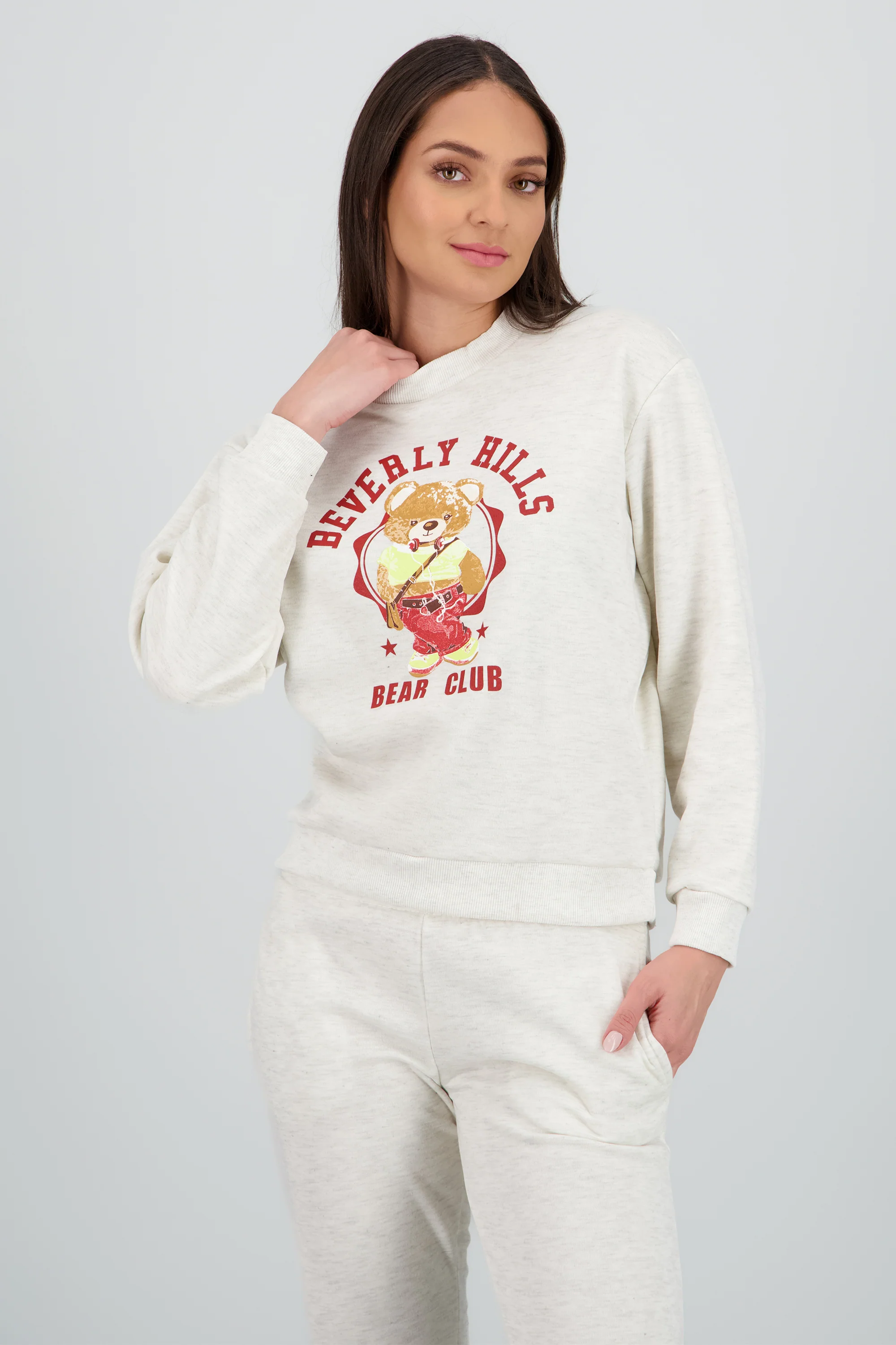 Sudadera estampado oso - Image 2