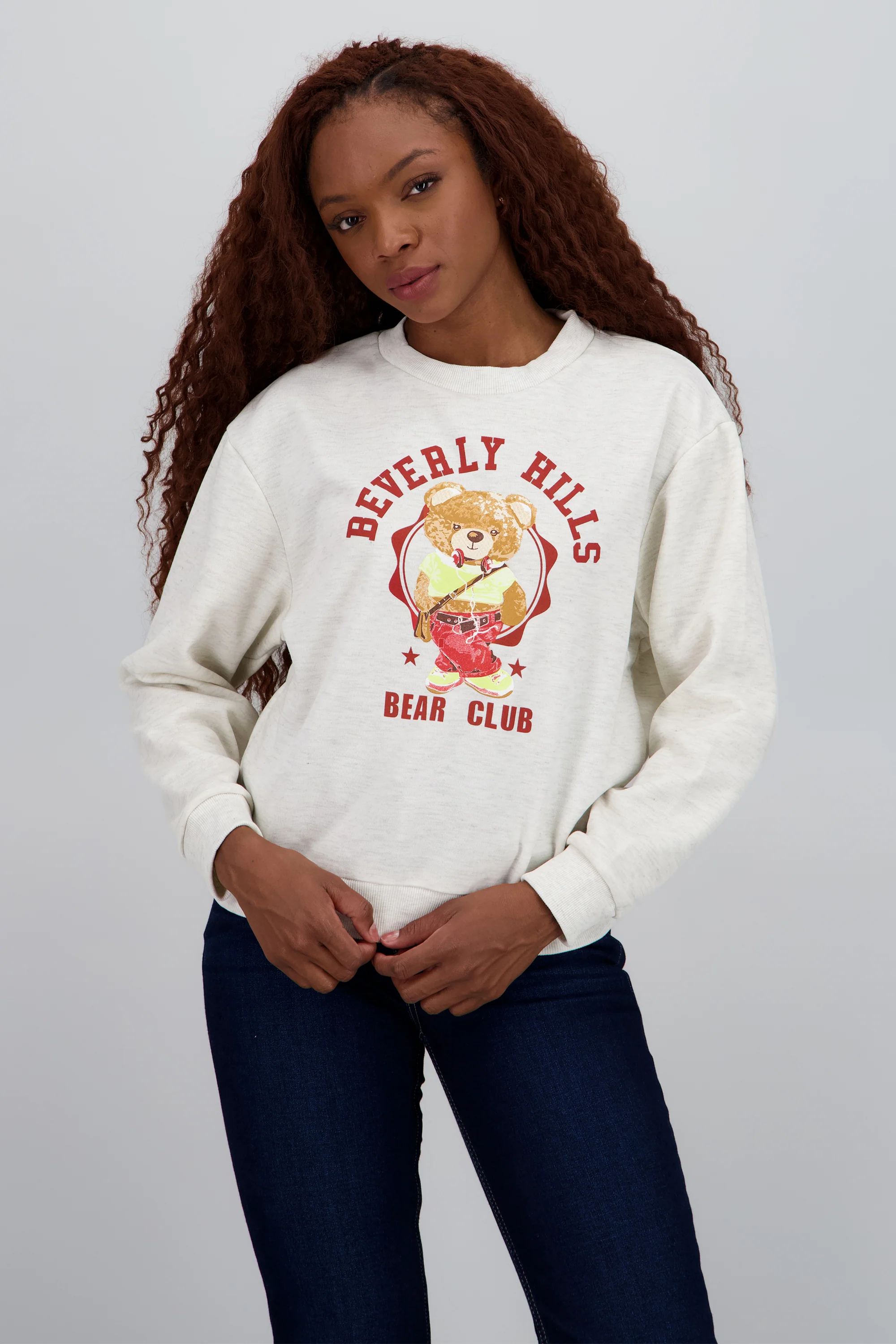 Sudadera estampado oso - Image 2